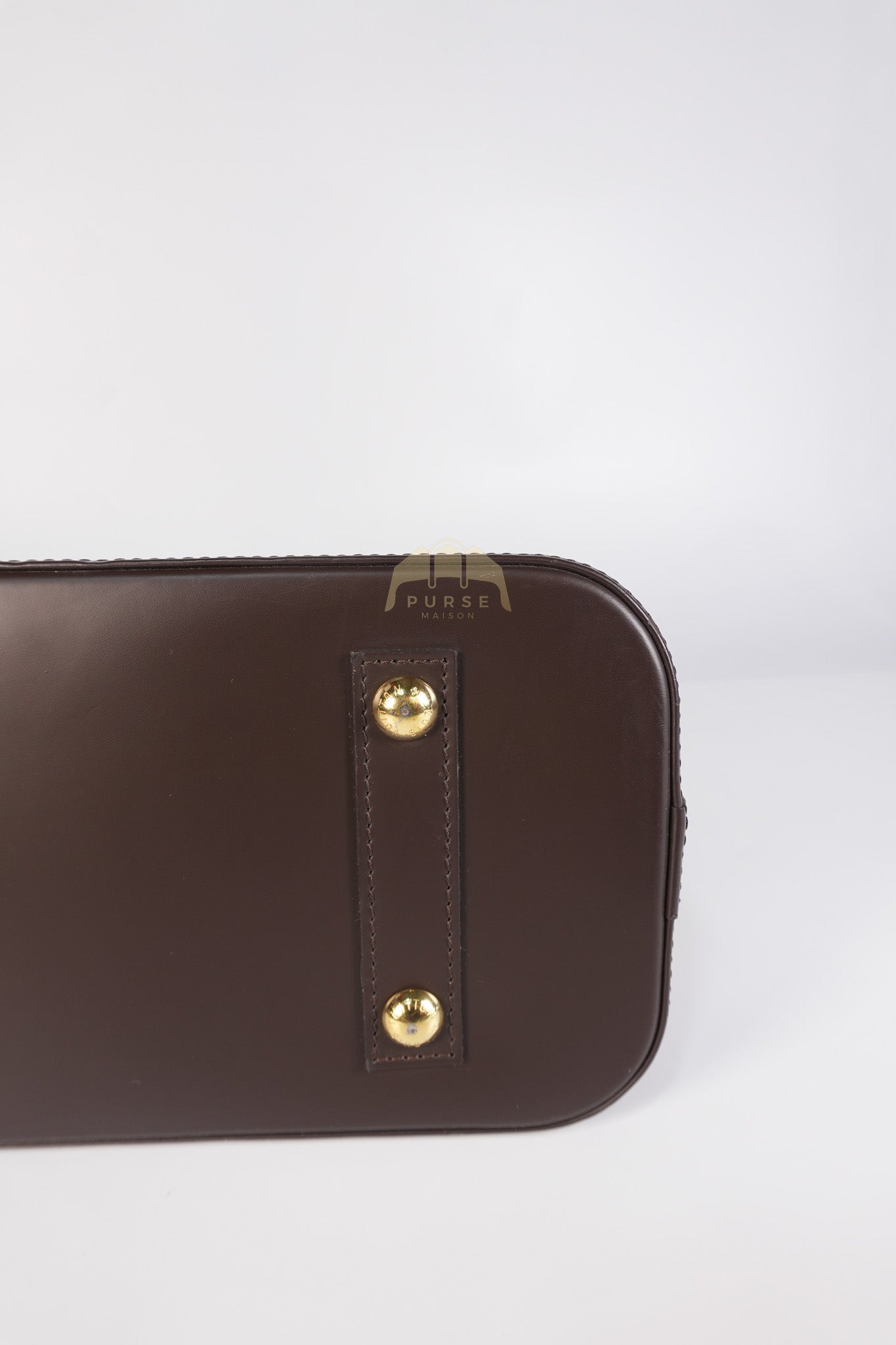 Alma PM in Damier Ebene Canvas (No Strap) (Microchip) | Purse Maison Luxury Bags Shop