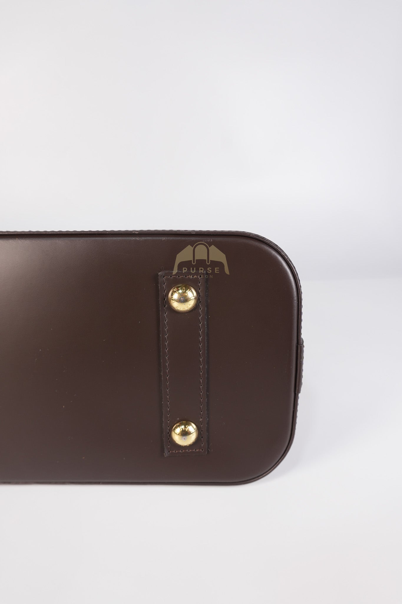 Alma PM in Damier Ebene Canvas (No Strap) (Microchip) | Purse Maison Luxury Bags Shop