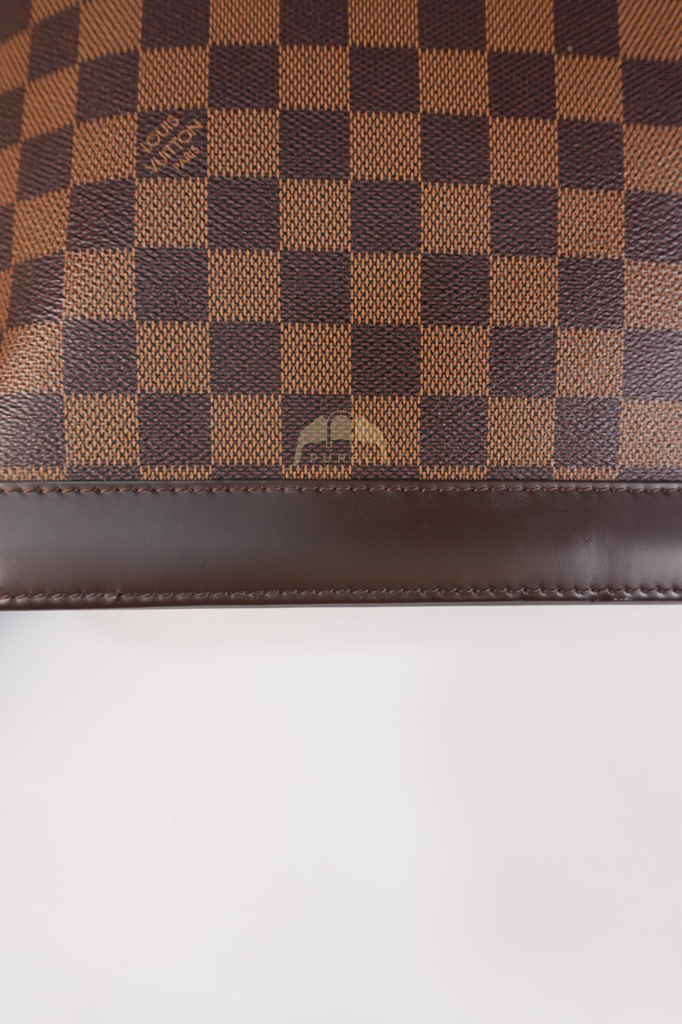 Alma PM in Damier Ebene Canvas (No Strap) (Microchip) | Purse Maison Luxury Bags Shop