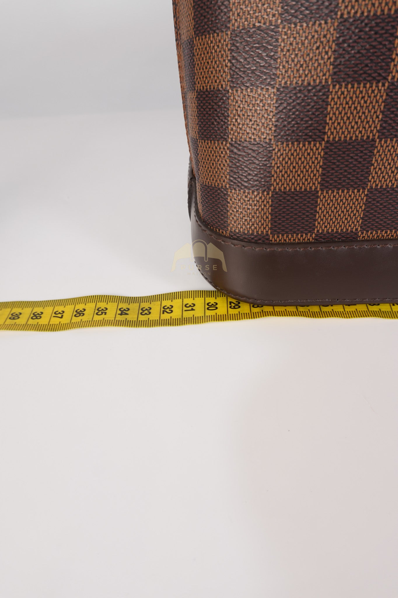 Alma PM in Damier Ebene Canvas (No Strap) (Microchip) | Purse Maison Luxury Bags Shop