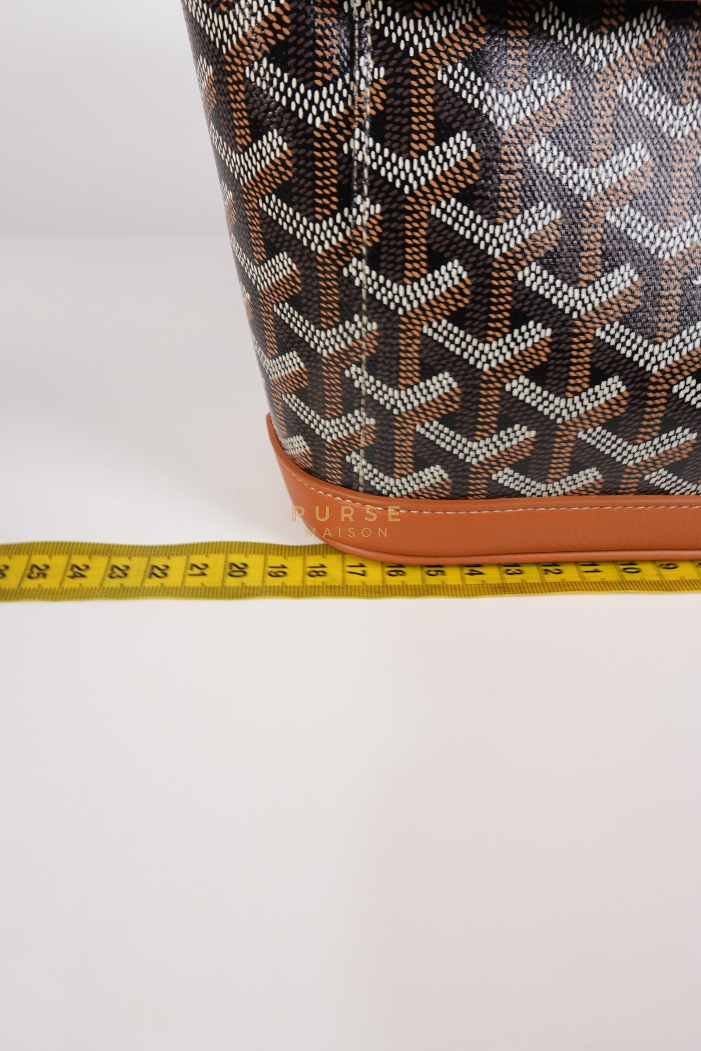 Alpin Mini Backpack in Tan Goyardine Canvas | Purse Maison Luxury Bags Shop