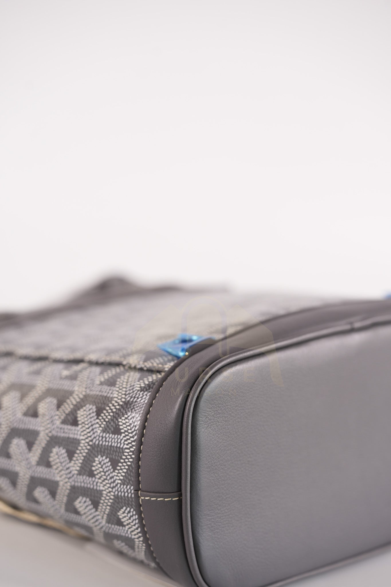 Alpin Mini Gray in Goyardine Canvas Backpack | Purse Maison Luxury Bags Shop