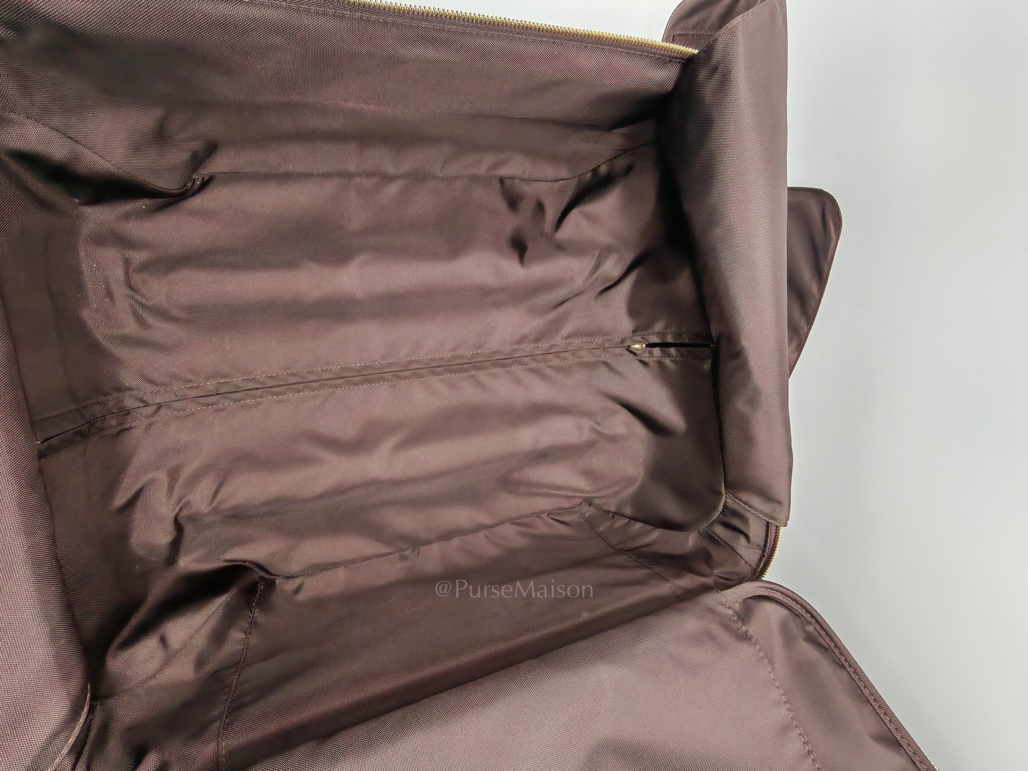 Amarante Monogram Vernis Pegase 45 Burgundy Patent Luggage (Date Code: MB4151) | Purse Maison Luxury Bags Shop