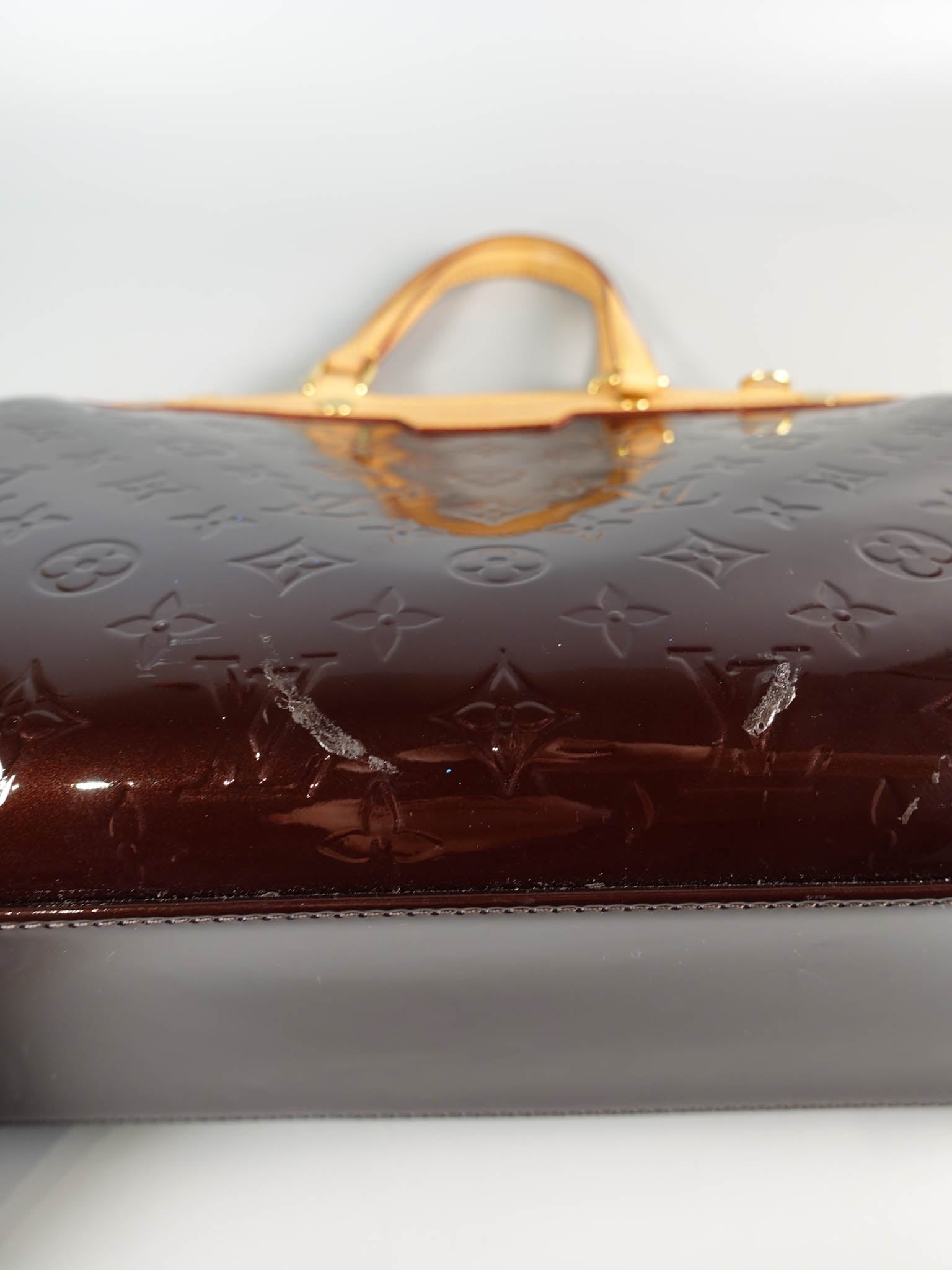 Amarente Monogram Vernis Brea MM (Date code: AA1175) | Purse Maison Luxury Bags Shop