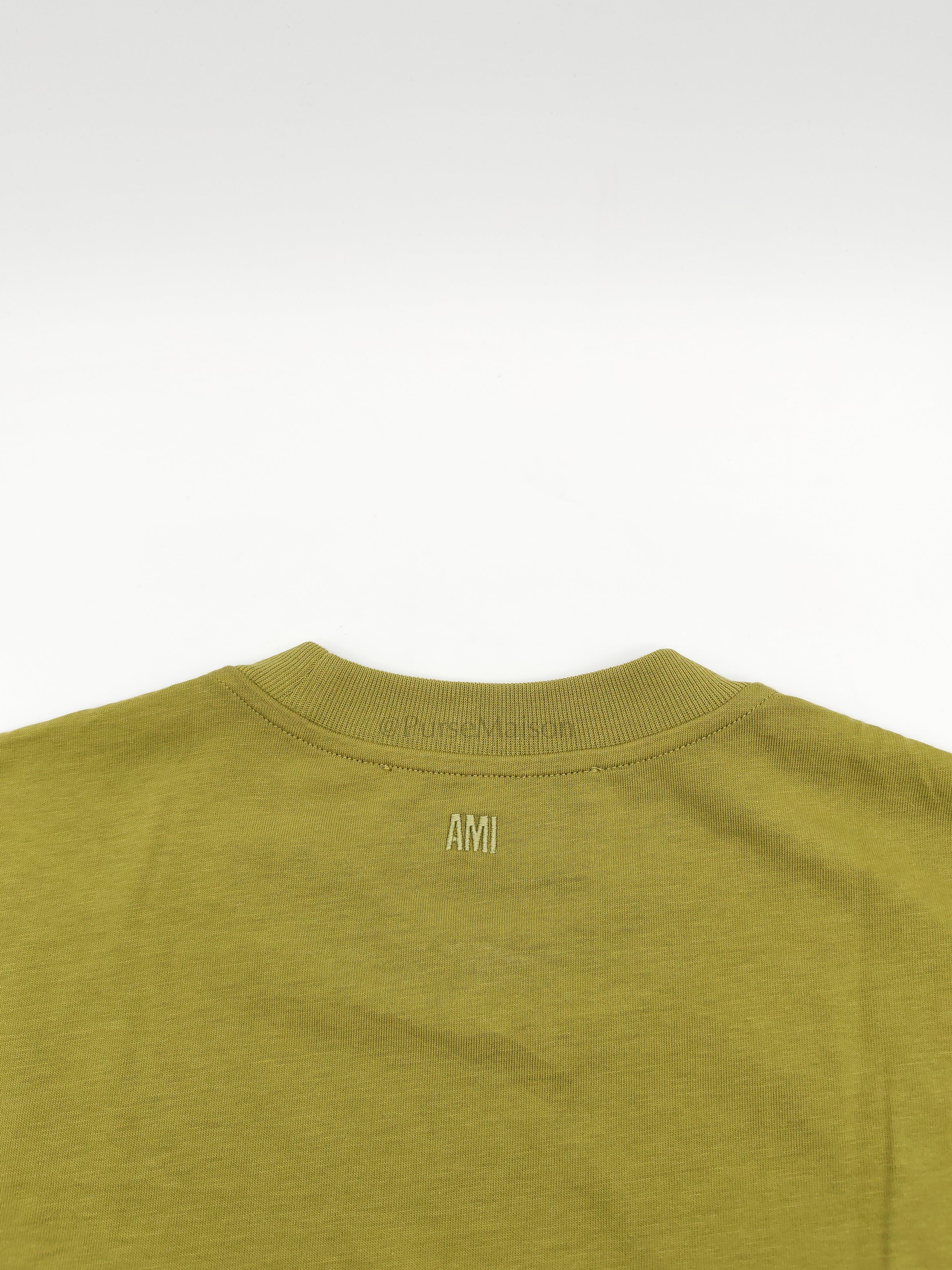 Ami De Coeur Cotton T-Shirt in Avocado Size Small | Purse Maison Luxury Bags Shop