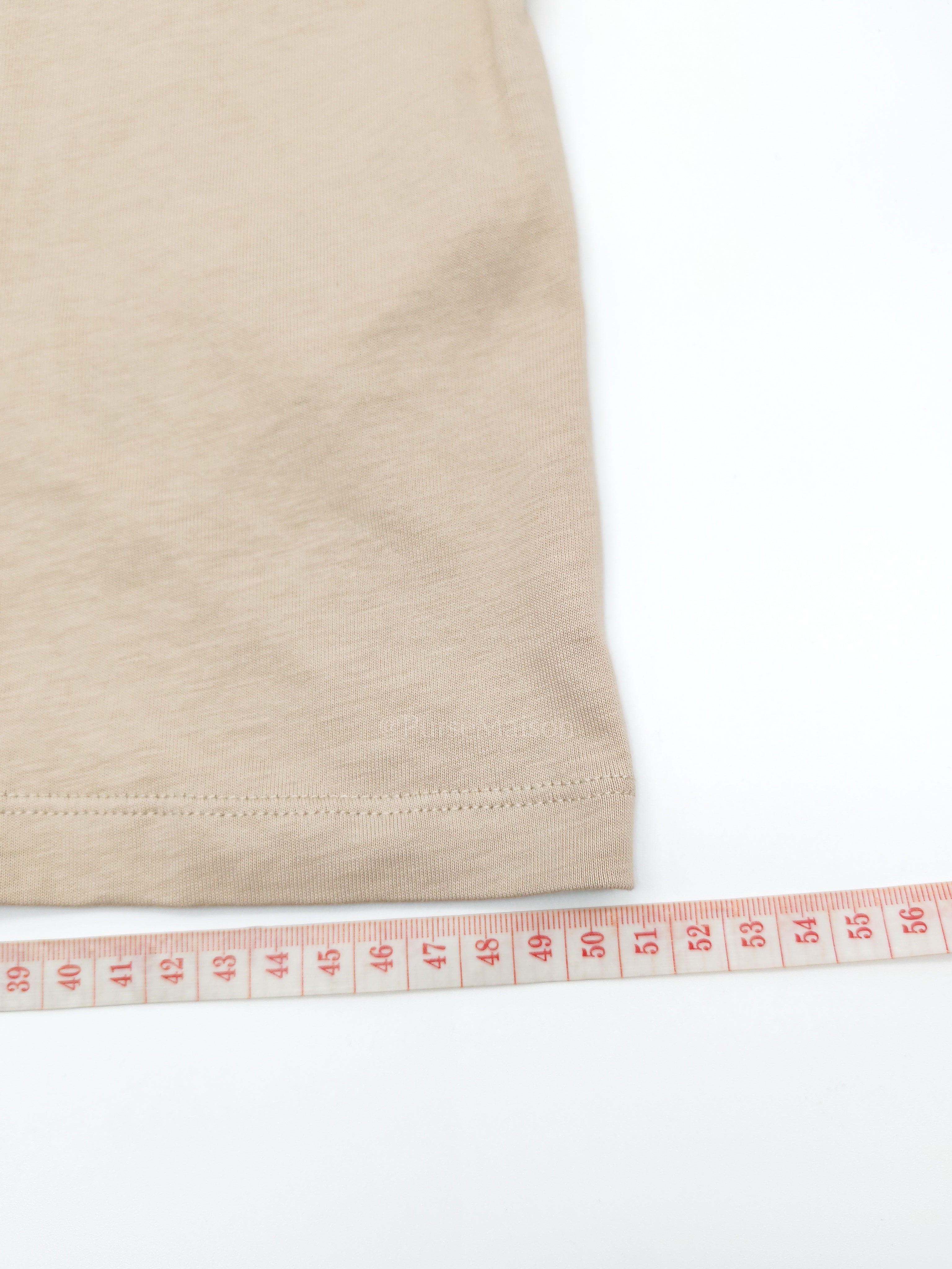 Ami De Coeur Cotton T-Shirt in Beige Size Small | Purse Maison Luxury Bags Shop