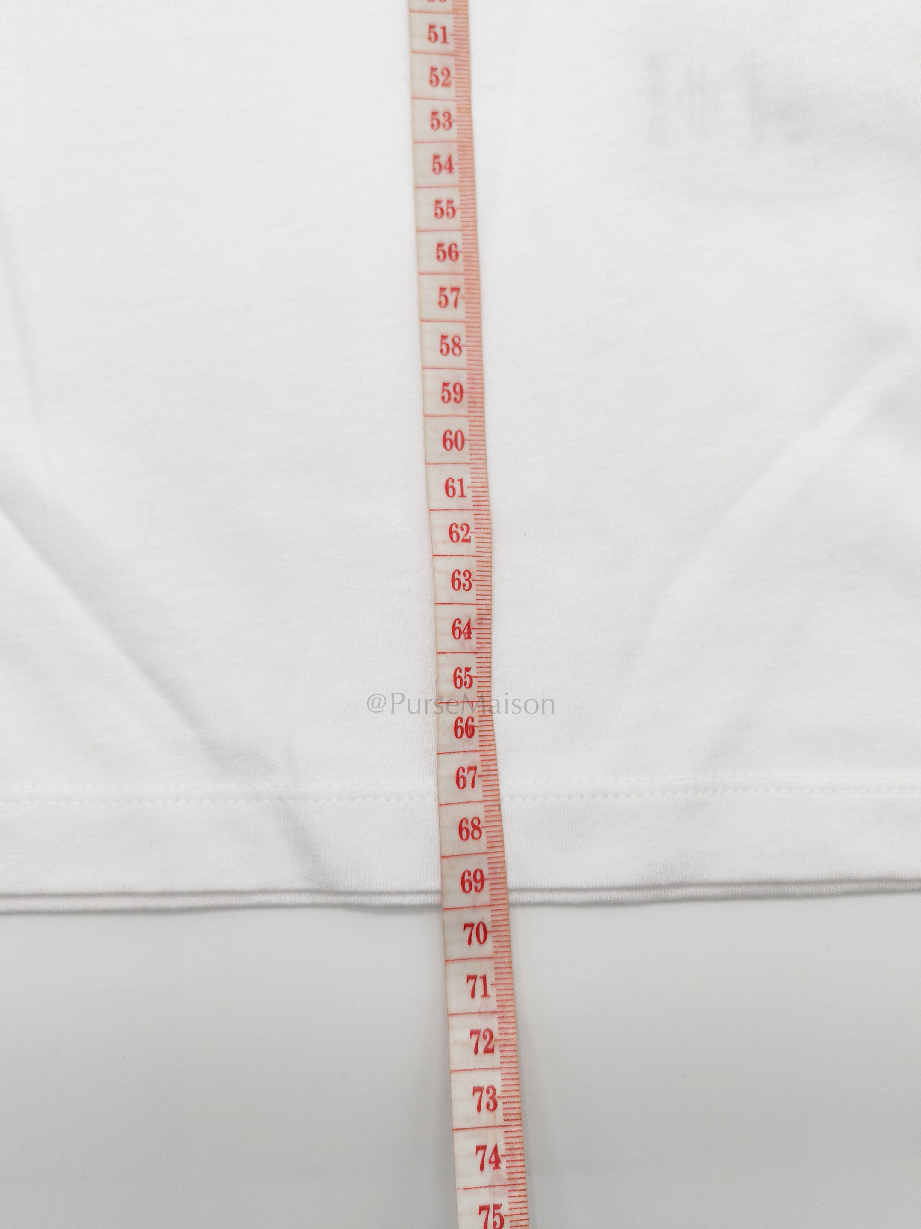 Ami De Coeur Cotton T-Shirt in White Size Large | Purse Maison Luxury Bags Shop