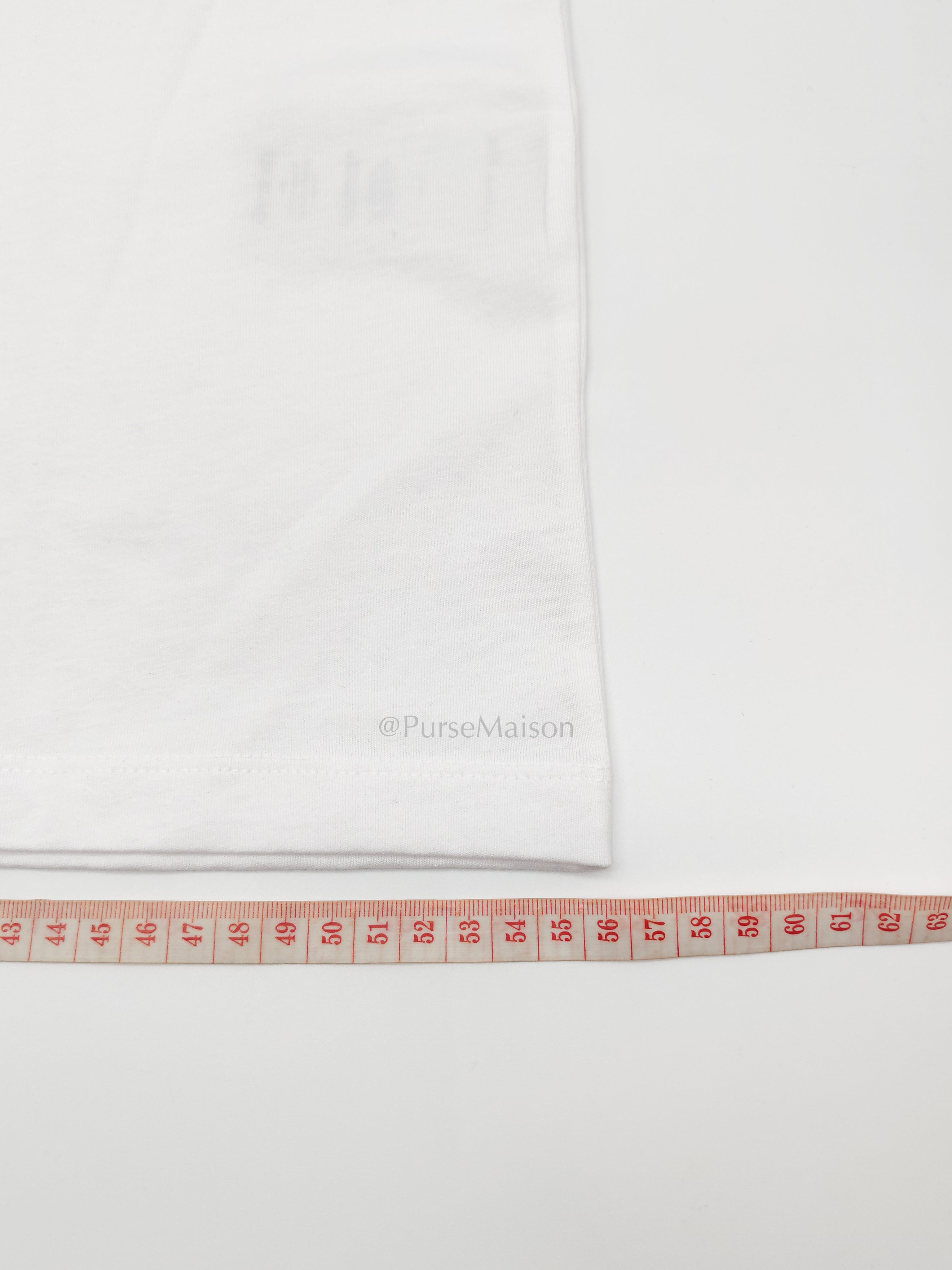 Ami De Coeur Cotton T-Shirt in White Size Large | Purse Maison Luxury Bags Shop