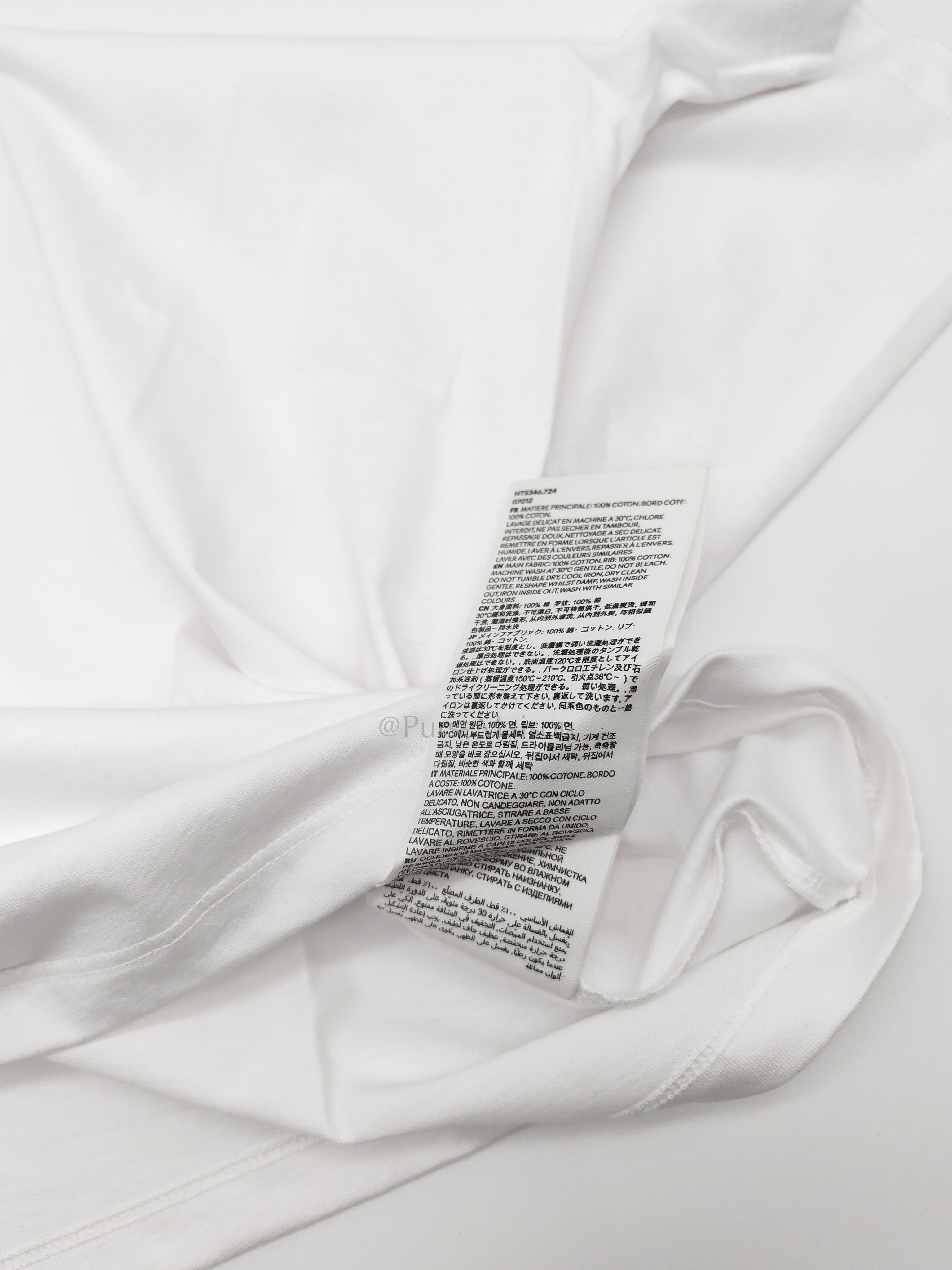 Ami De Coeur Cotton T-Shirt in White Size Small | Purse Maison Luxury Bags Shop