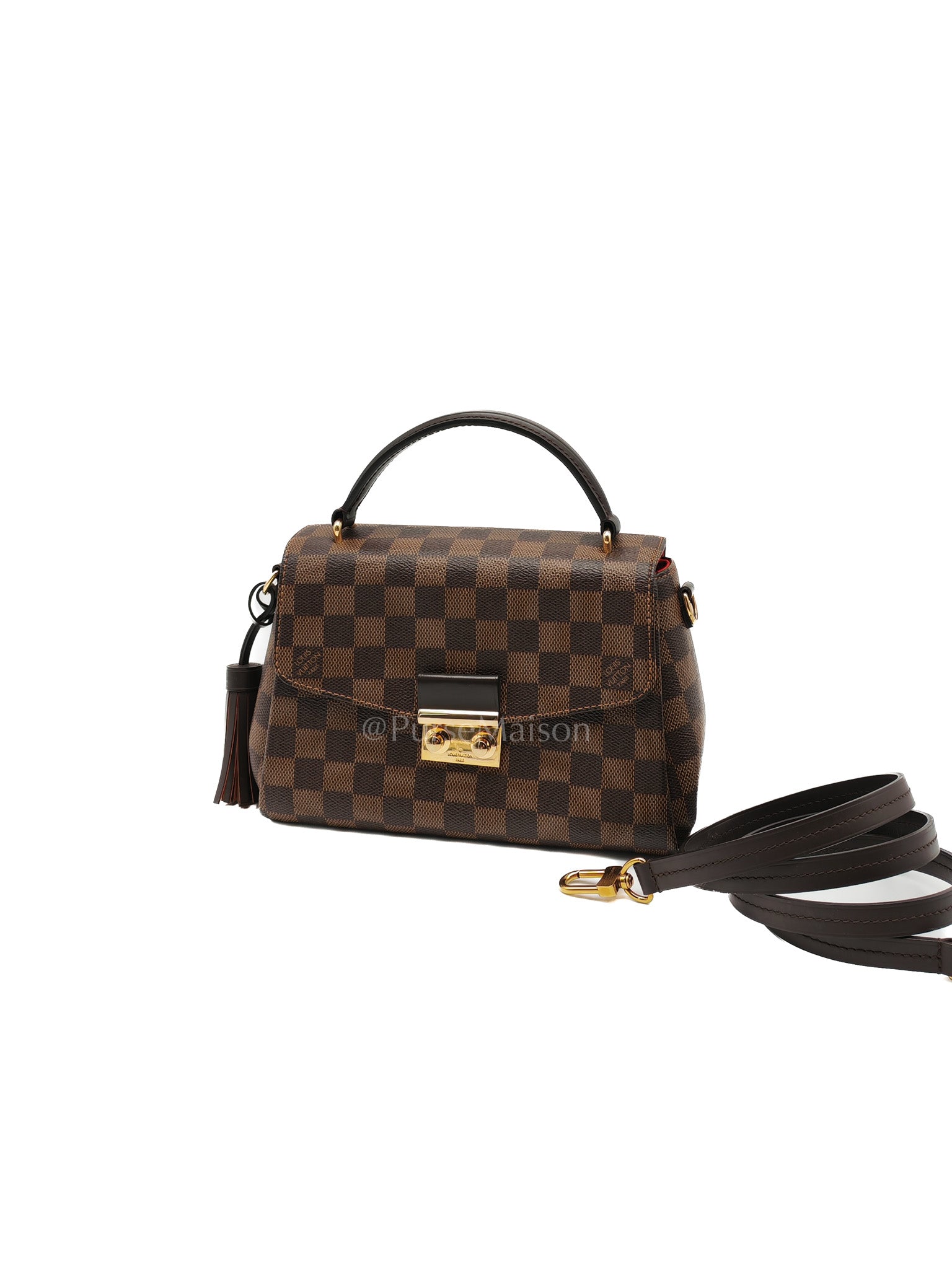 Croisette In Damier Ebene Canvas & Gold Hardware (Datecode: TR4147)