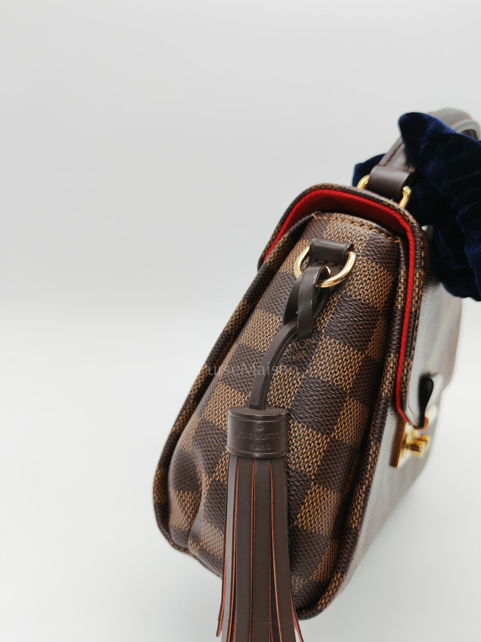 Croisette In Damier Ebene Canvas & Gold Hardware (Datecode: TR4147)