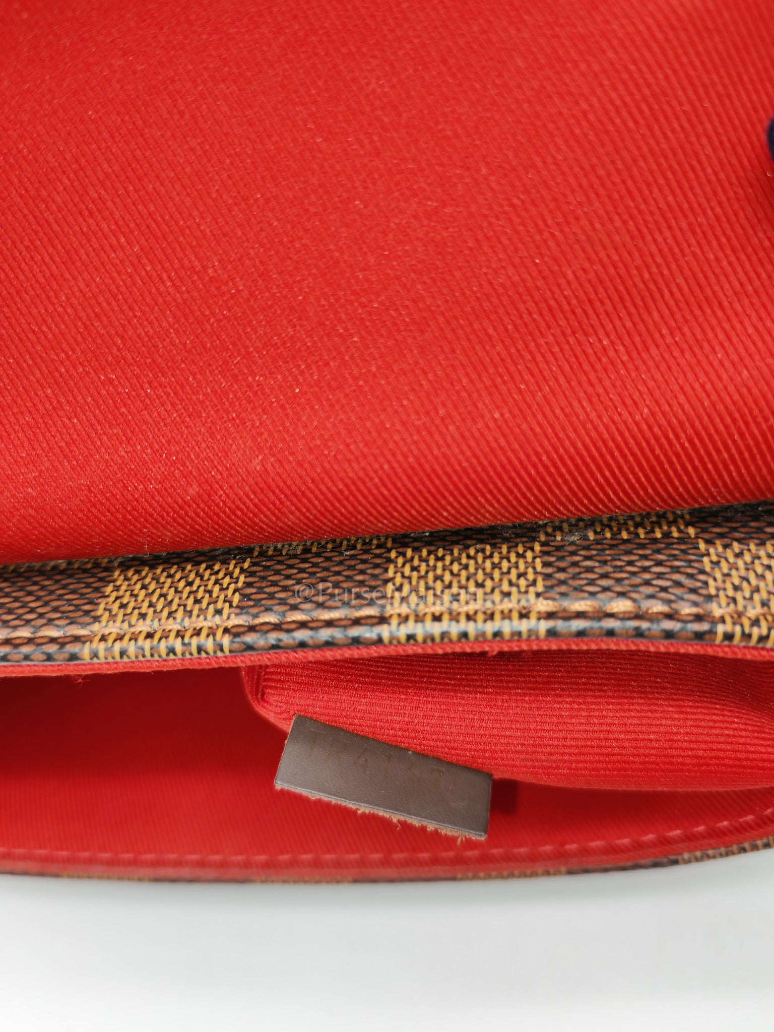 Croisette In Damier Ebene Canvas & Gold Hardware (Datecode: TR4147)
