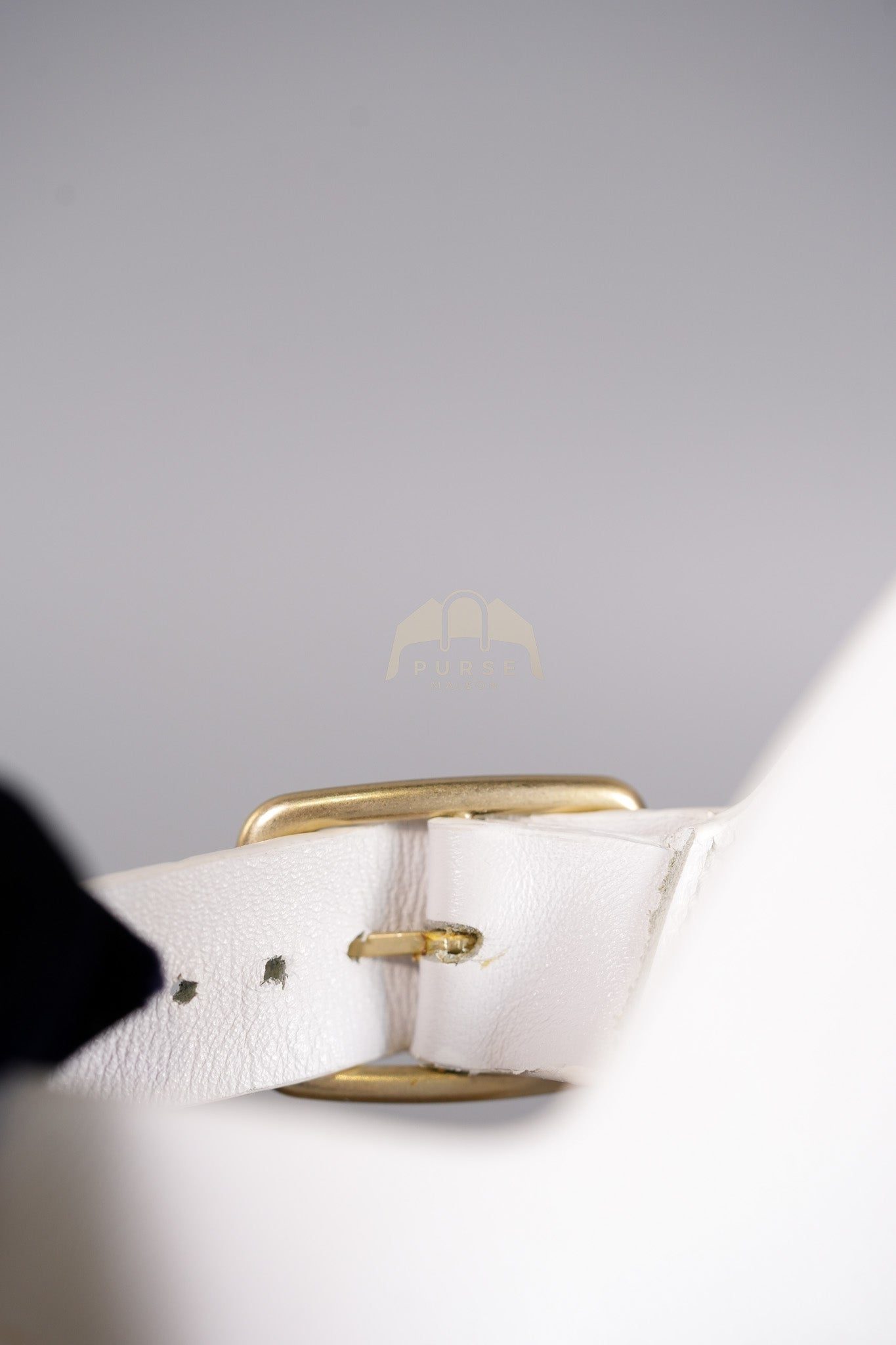 Anagram White Canvas Wedge Sandals Size 37EU (24cm) | Purse Maison Luxury Bags Shop