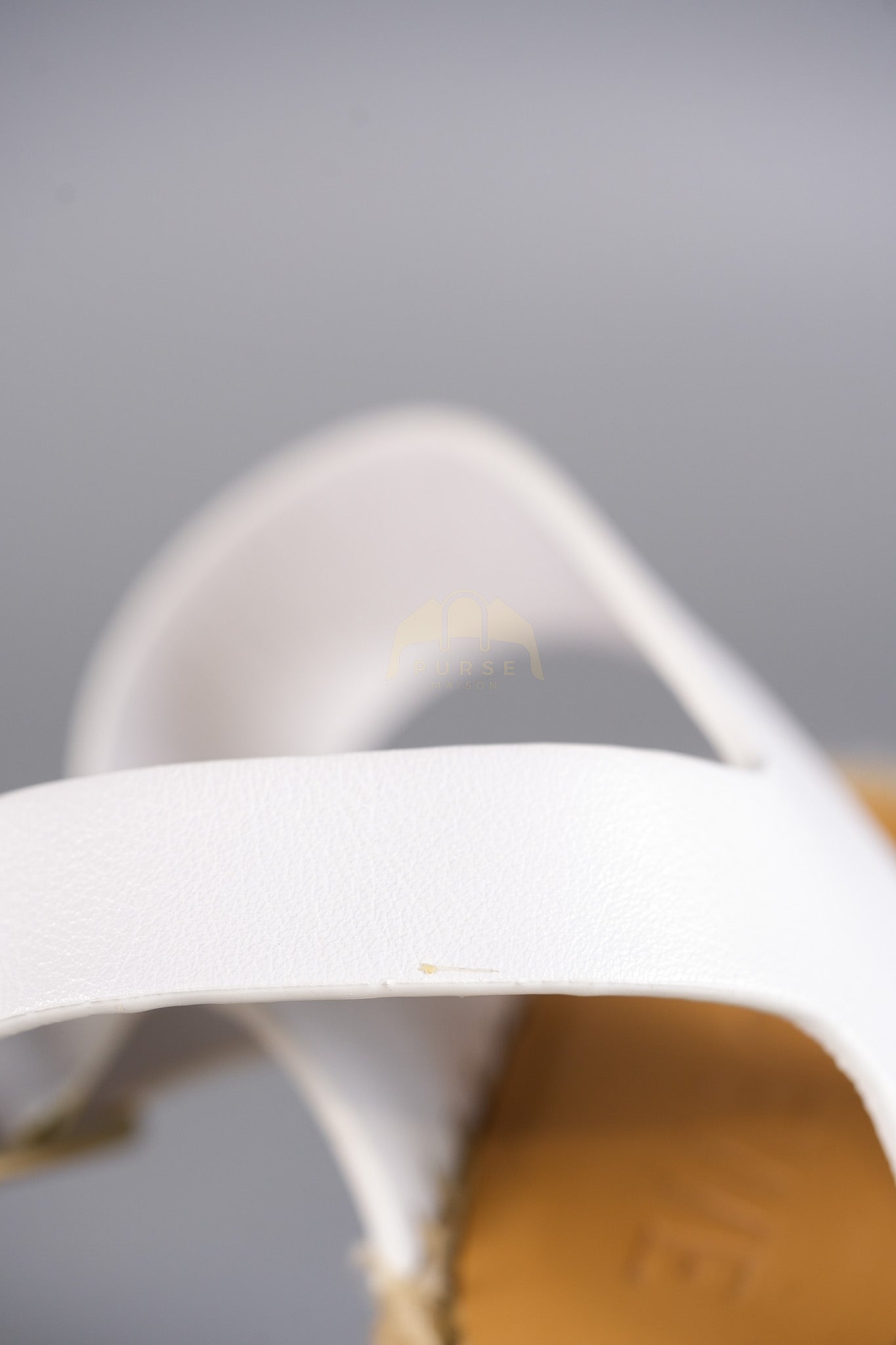 Anagram White Canvas Wedge Sandals Size 37EU (24cm) | Purse Maison Luxury Bags Shop