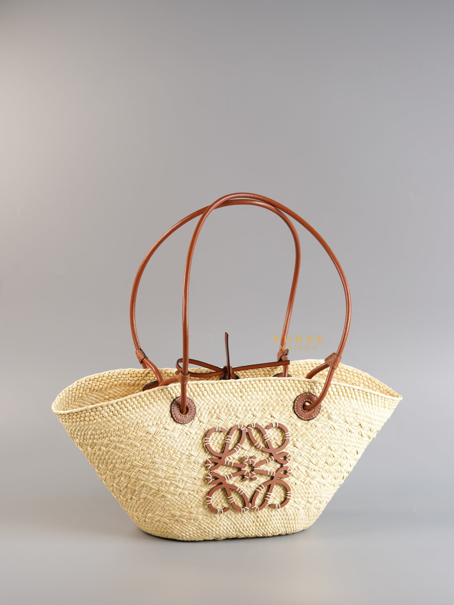 Anagram Woven Small Basket Bag | Purse Maison Luxury Bags Shop