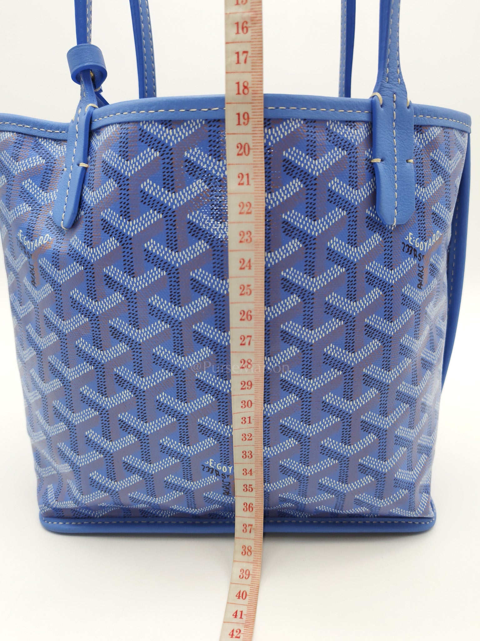 Mini Anjou in Iris/Fuchsia Goyardine Coated Canvas (2025 Limited Edition)