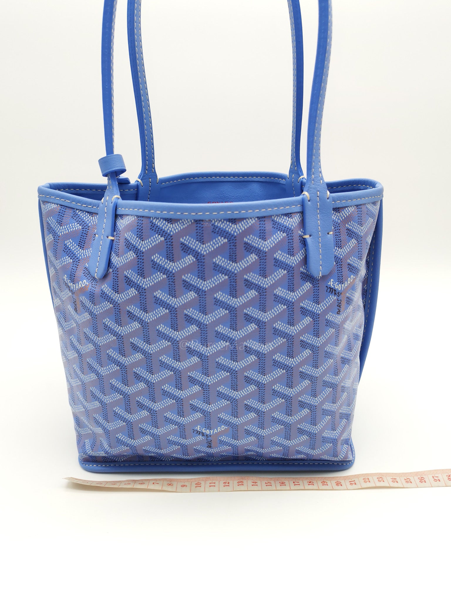 Mini Anjou in Iris/Fuchsia Goyardine Coated Canvas (2025 Limited Edition)