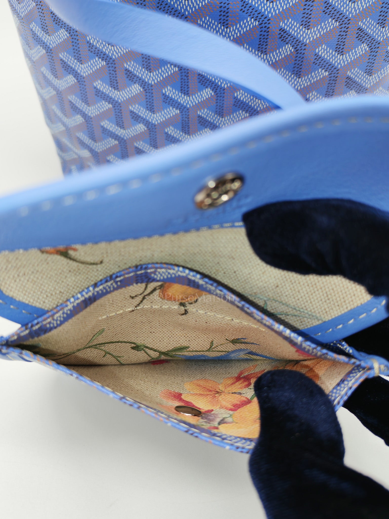 Mini Anjou in Iris/Fuchsia Goyardine Coated Canvas (2025 Limited Edition)