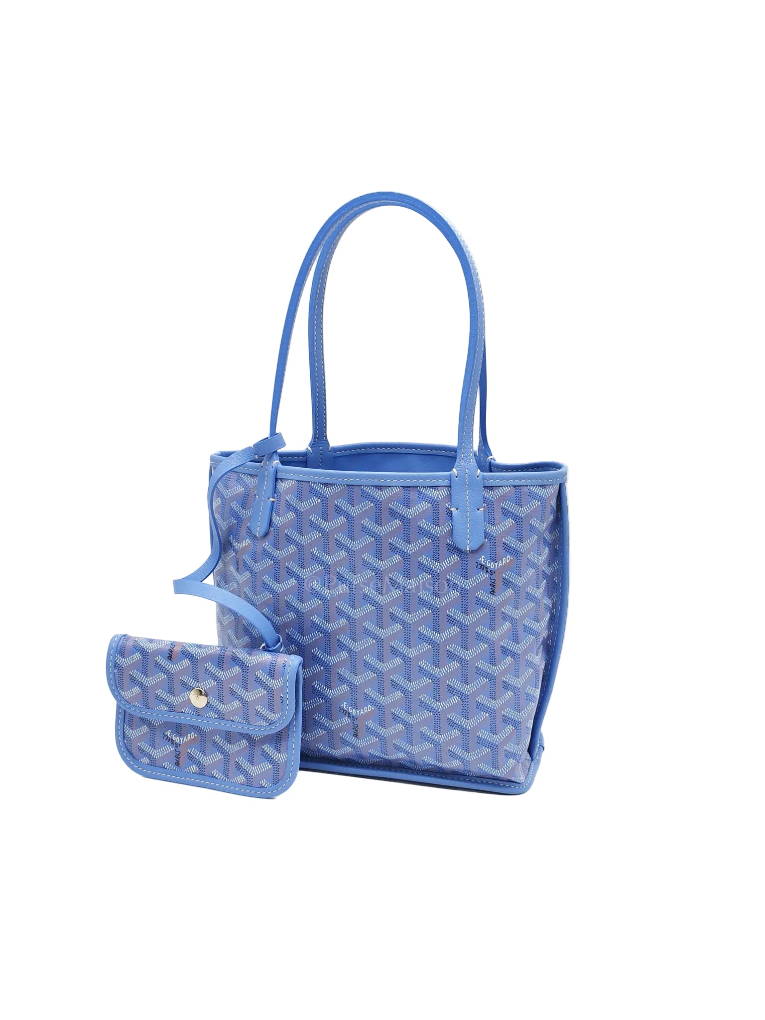 Mini Anjou in Iris/Fuchsia Goyardine Coated Canvas (2025 Limited Edition)