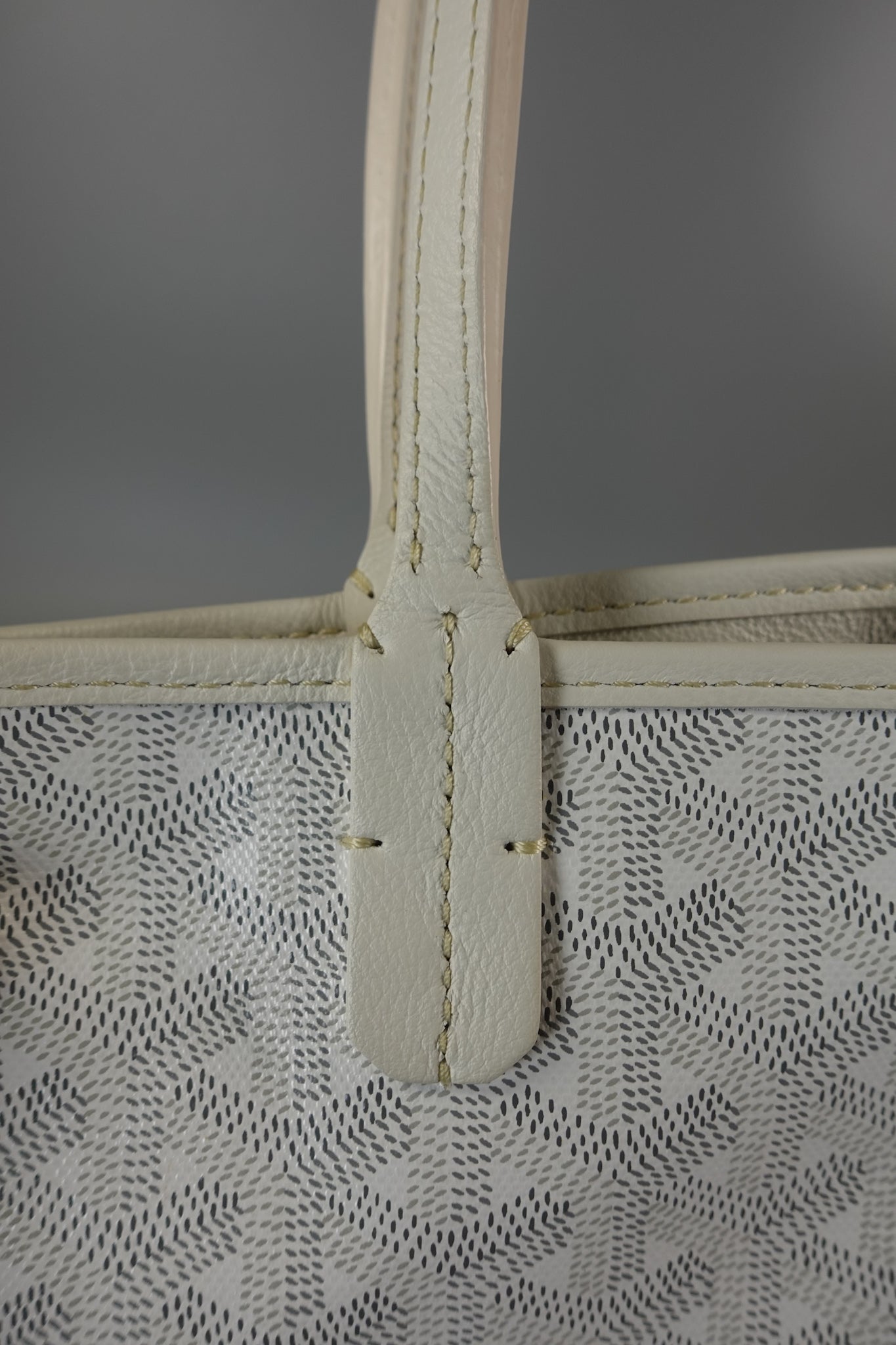 Anjou Mini Blanc (White) Tote Bag | Purse Maison Luxury Bags Shop