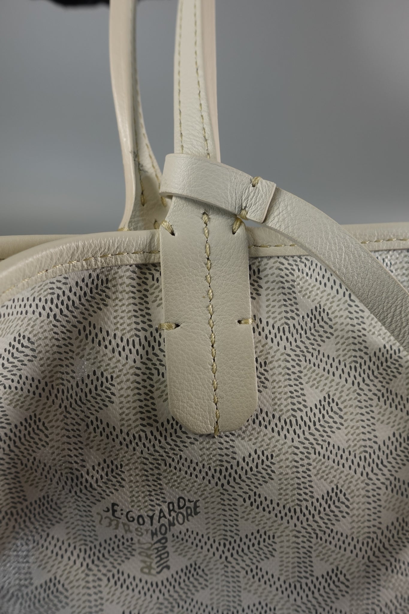 Anjou Mini Blanc (White) Tote Bag | Purse Maison Luxury Bags Shop