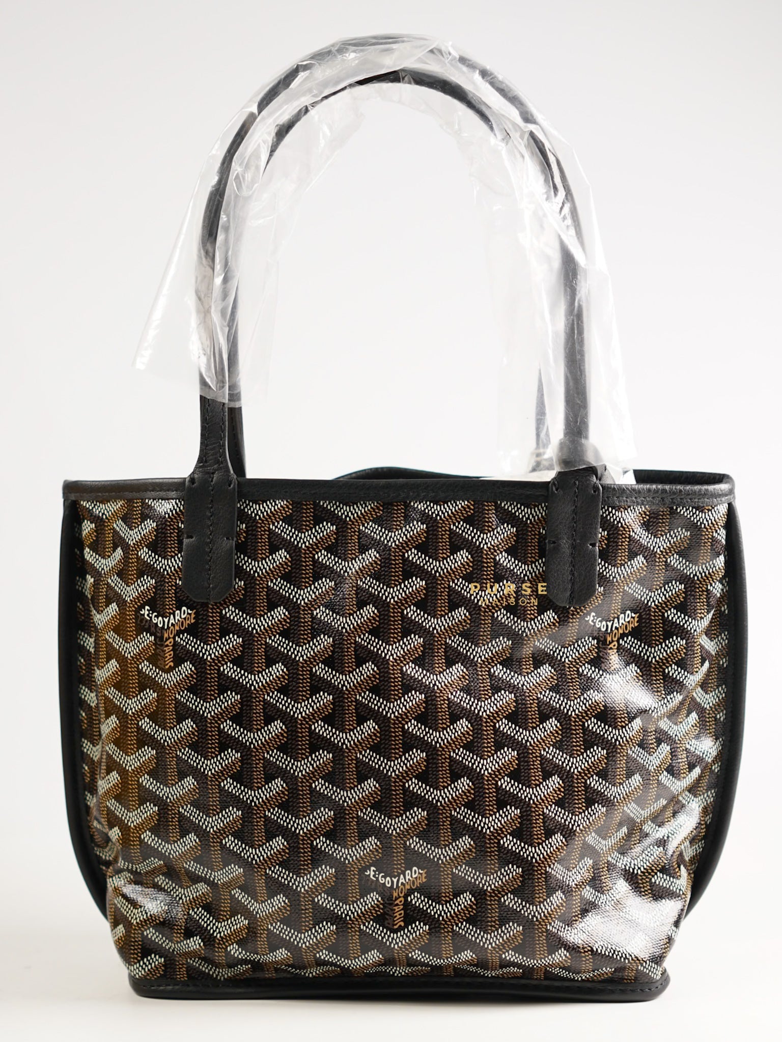 Anjou Mini Noir (Black) Tote Bag | Purse Maison Luxury Bags Shop