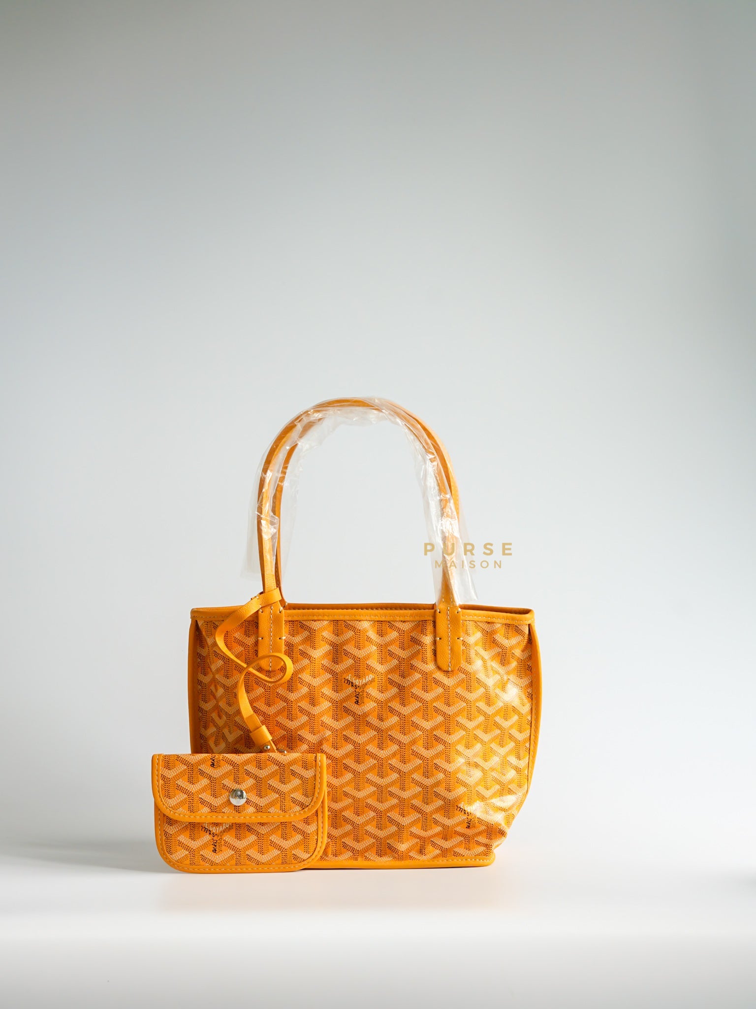 Anjou Mini Yellow | Purse Maison Luxury Bags Shop