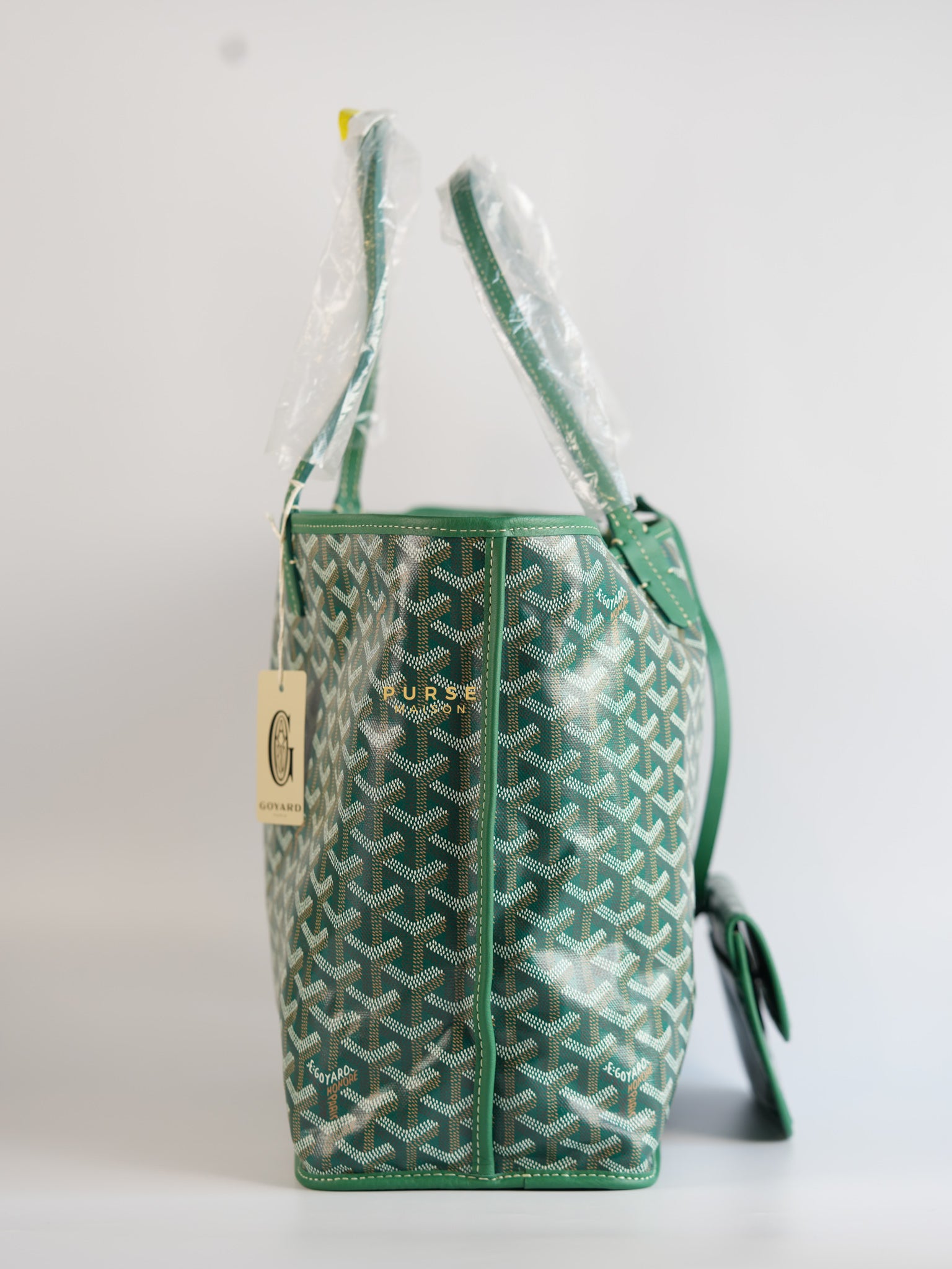 Anjou PM in Green Tote Bag | Purse Maison Luxury Bags Shop