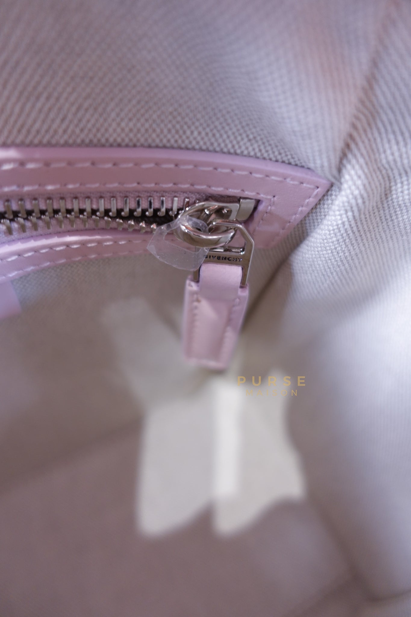 Antigona Chito Mini in Pink Shiny Calfskin Leather | Purse Maison Luxury Bags Shop