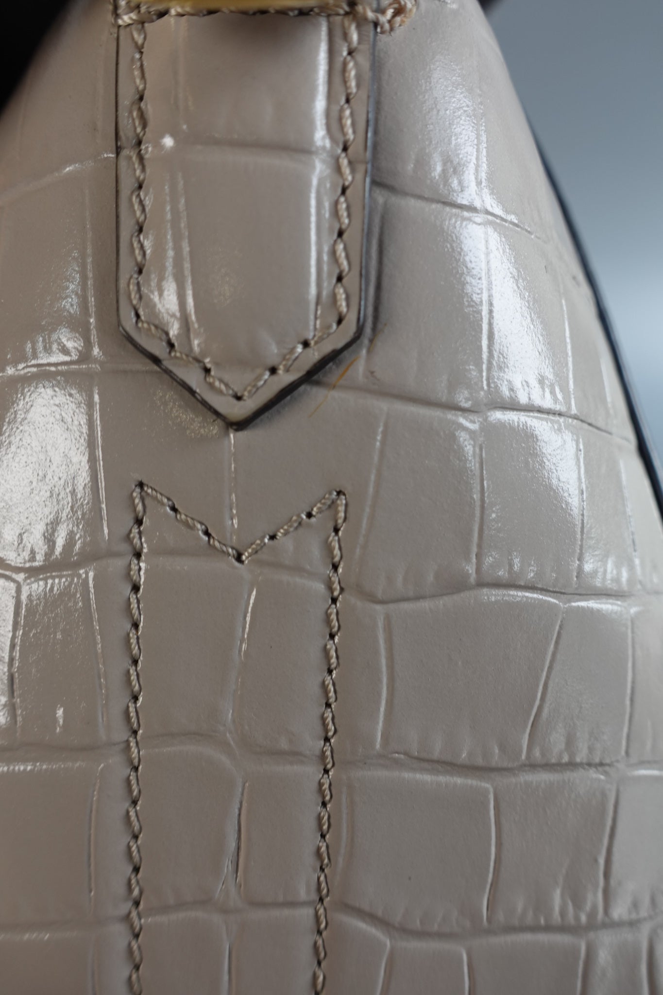 Antigona Mini Dune Crocodile Embossed Calfskin Leather | Purse Maison Luxury Bags Shop