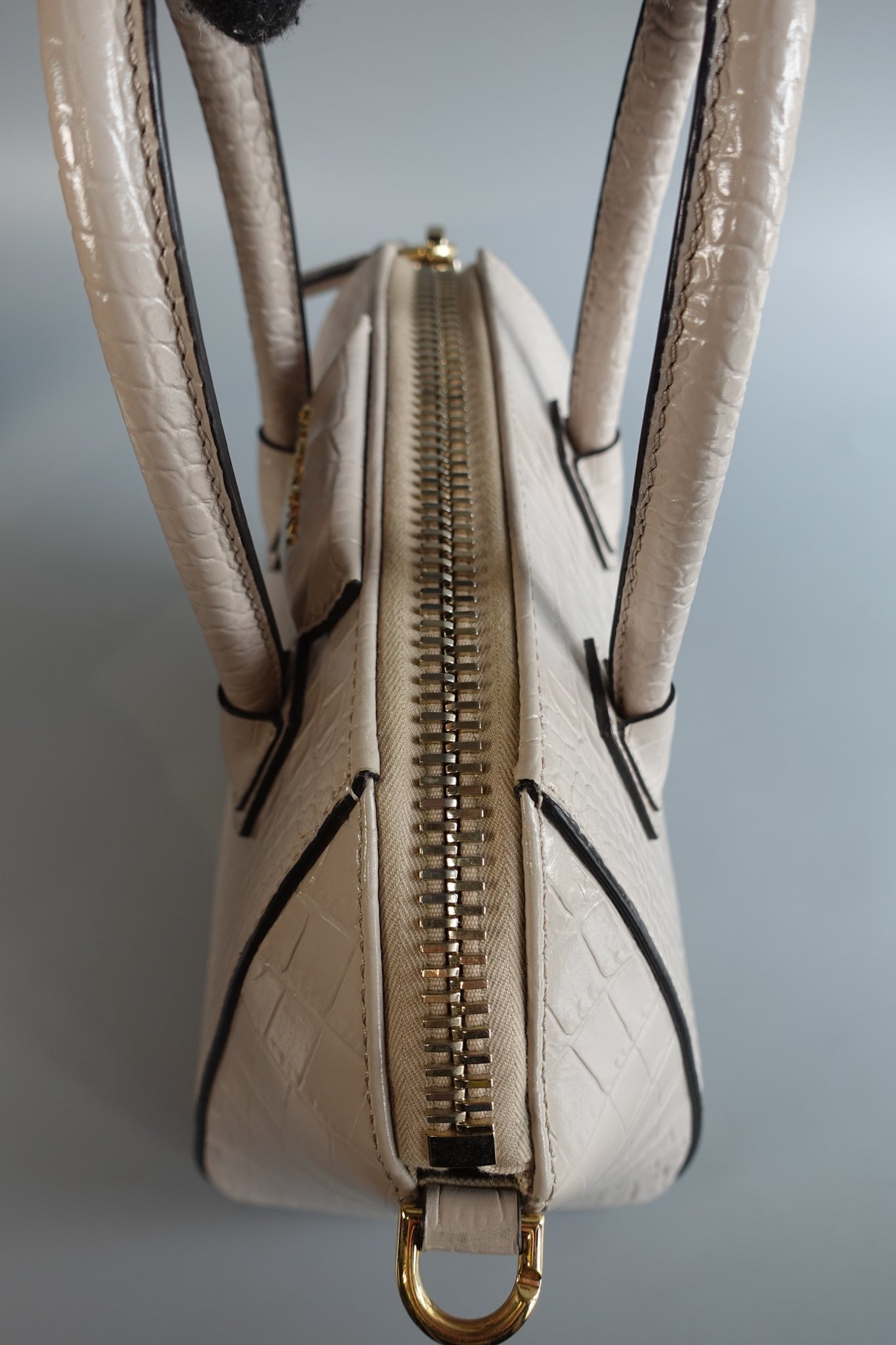 Antigona Mini Dune Crocodile Embossed Calfskin Leather | Purse Maison Luxury Bags Shop