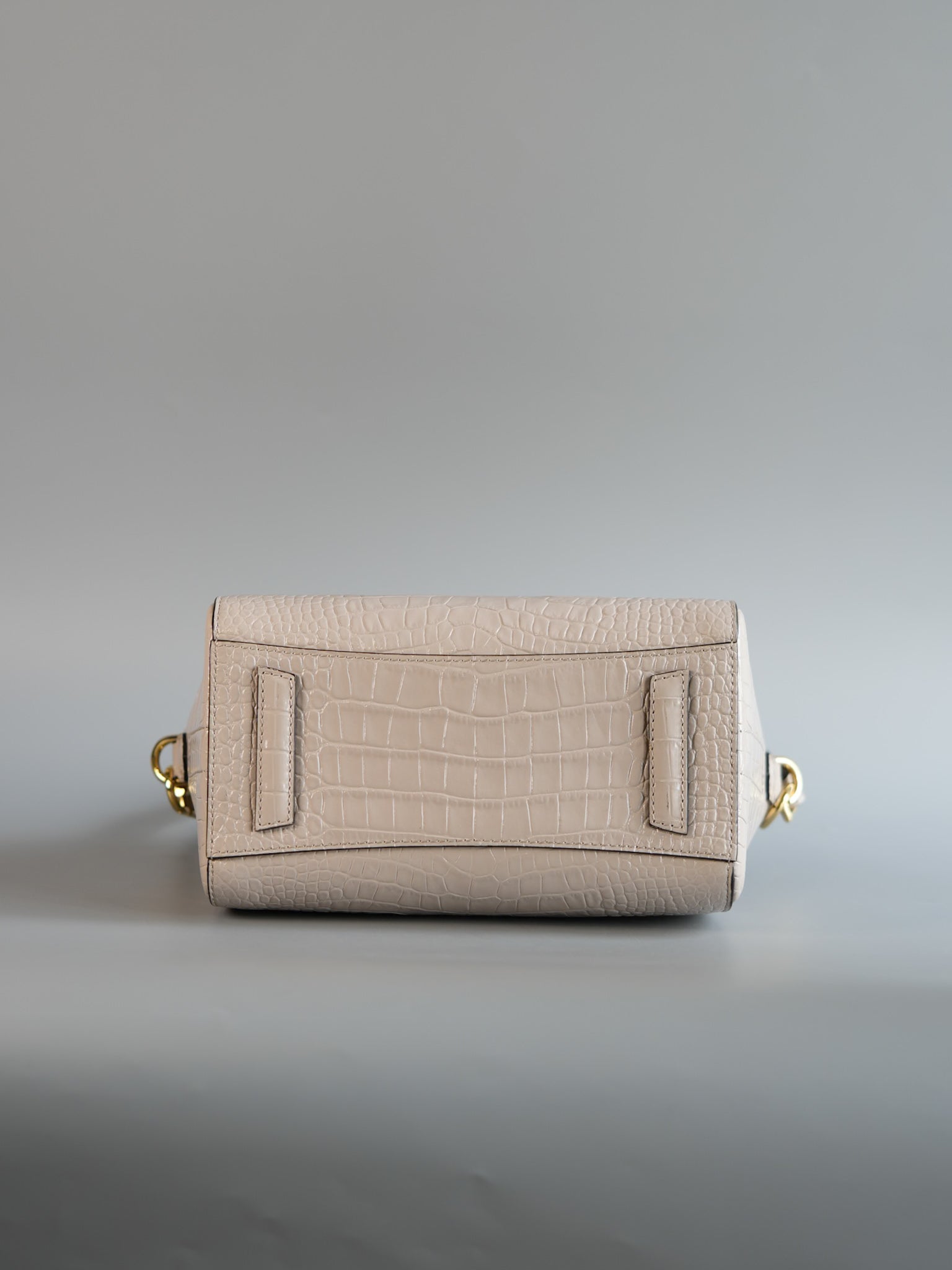 Antigona Mini Dune Crocodile Embossed Calfskin Leather | Purse Maison Luxury Bags Shop