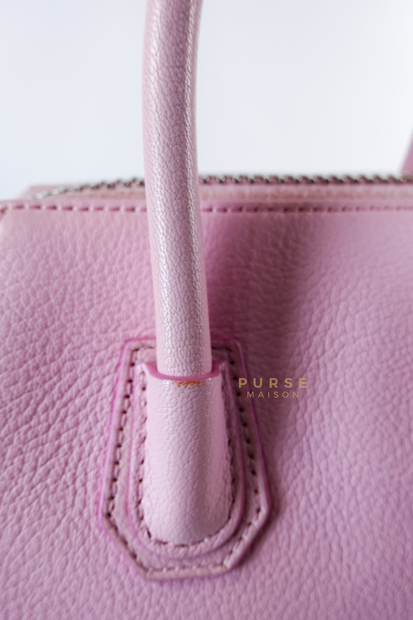 Antigona Mini in Pink Goatskin Leather | Purse Maison Luxury Bags Shop