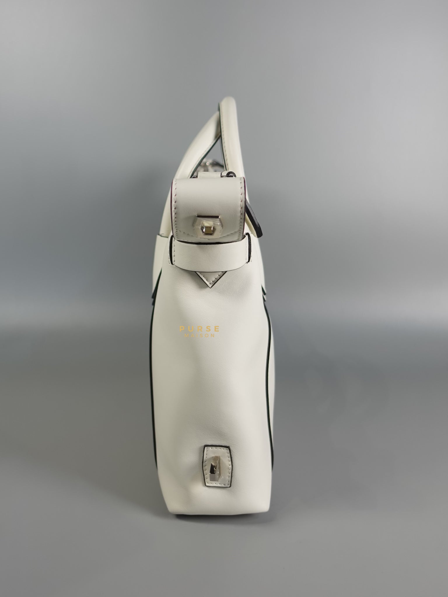 Antigona Soft Small White Calfskin Leather | Purse Maison Luxury Bags Shop
