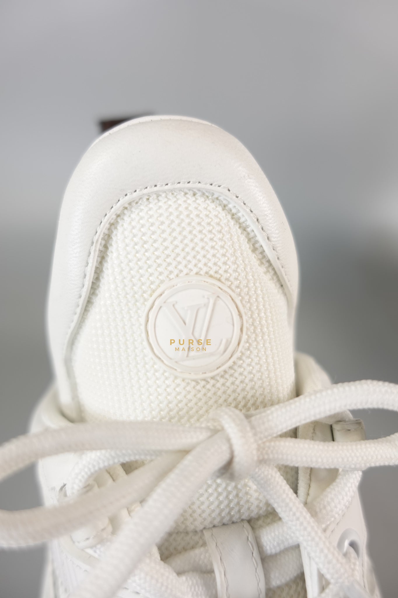 Archlight 2.0 White Monogram Sneakers Size 37 (22cm) | Purse Maison Luxury Bags Shop