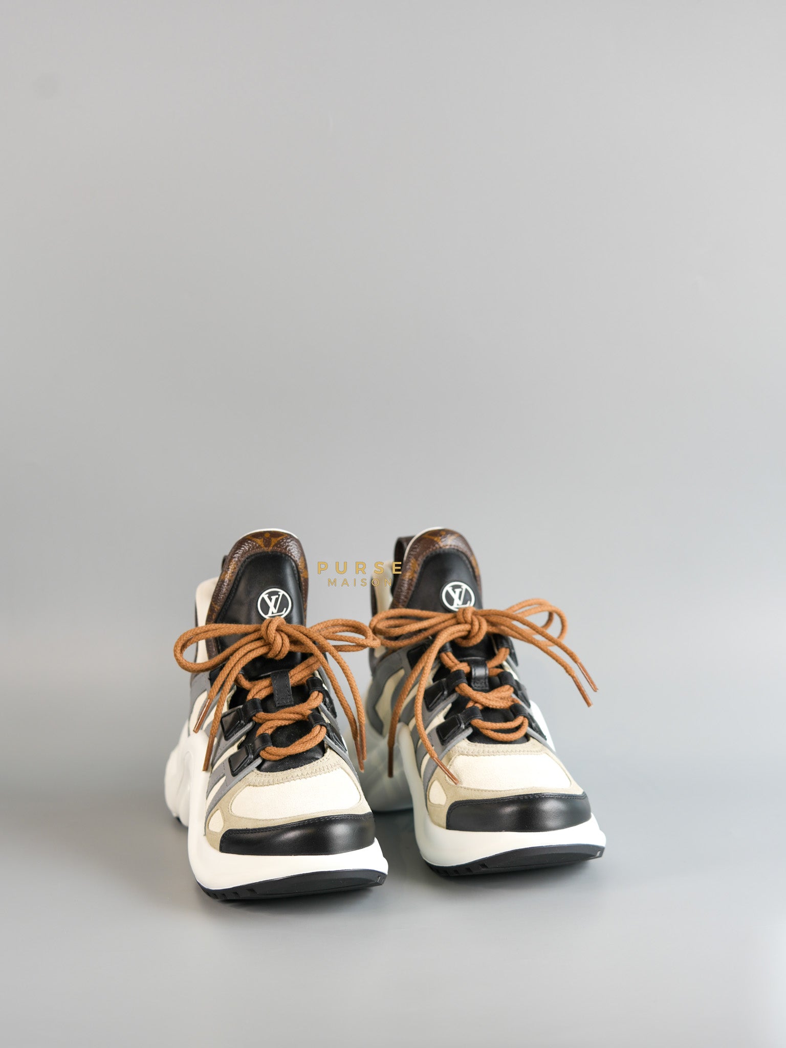 Archlight Sneakers Multicolor Monogram Canvas and Leather Size 36.5 EU (22 cm) | Purse Maison Luxury Bags Shop
