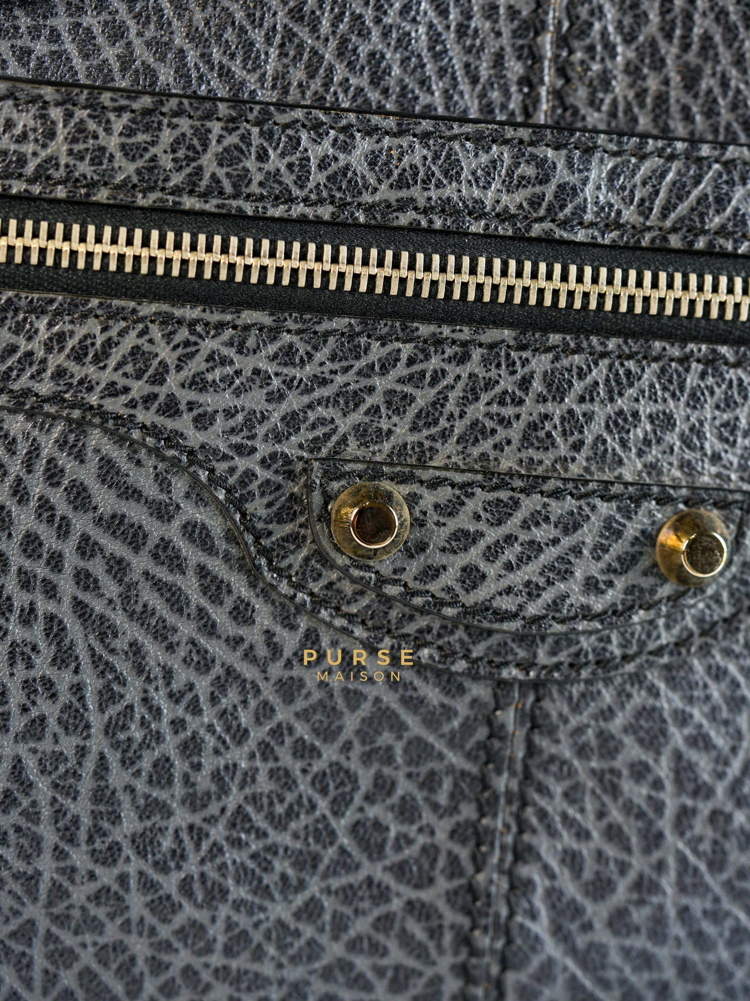 Arena Brief Case Shoulder Bag in Black Lambskin Leather | Purse Maison Luxury Bags Shop