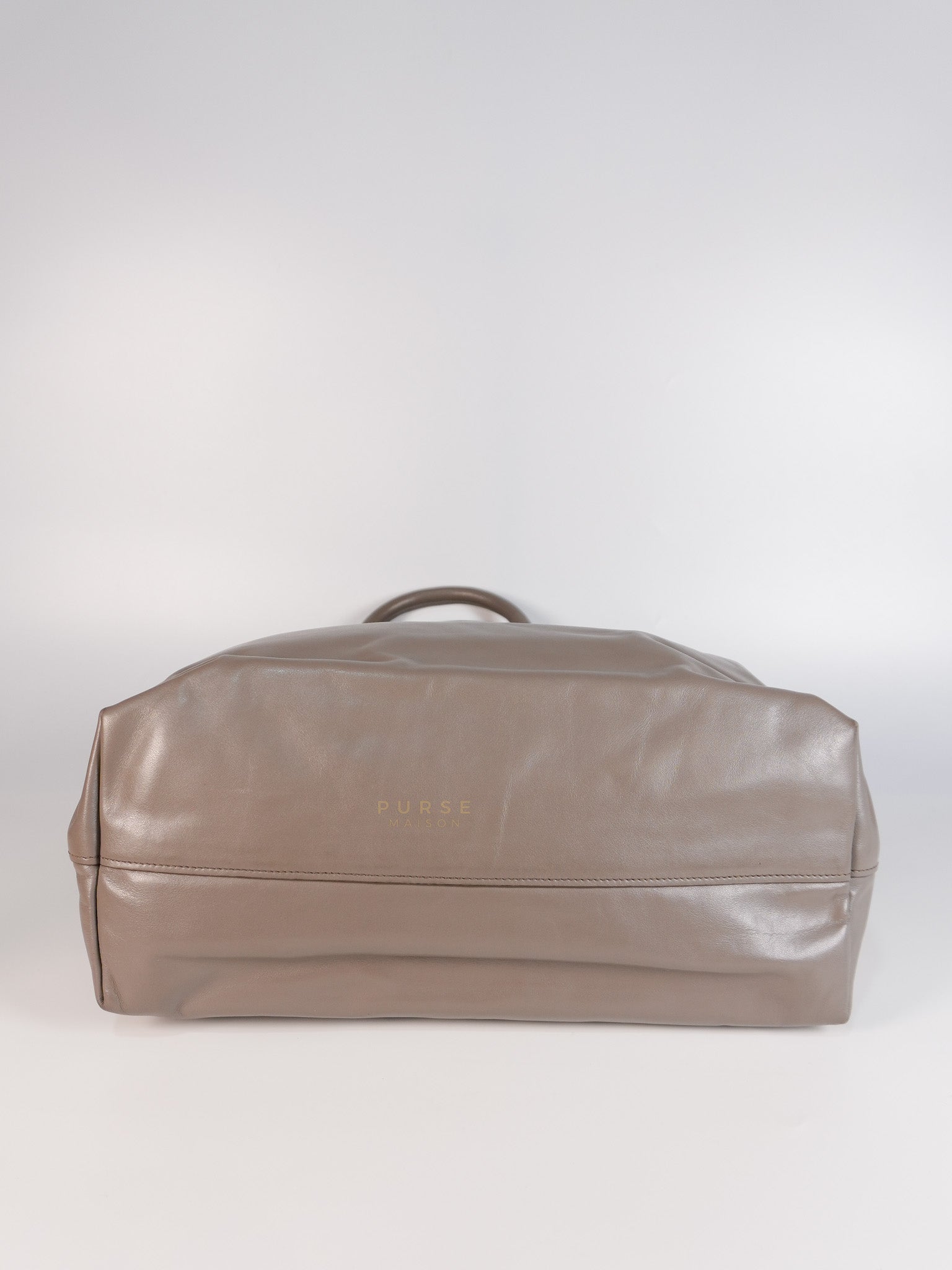 Argilla Large Gray Structured Tote Bag | Purse Maison Luxury Bags Shop