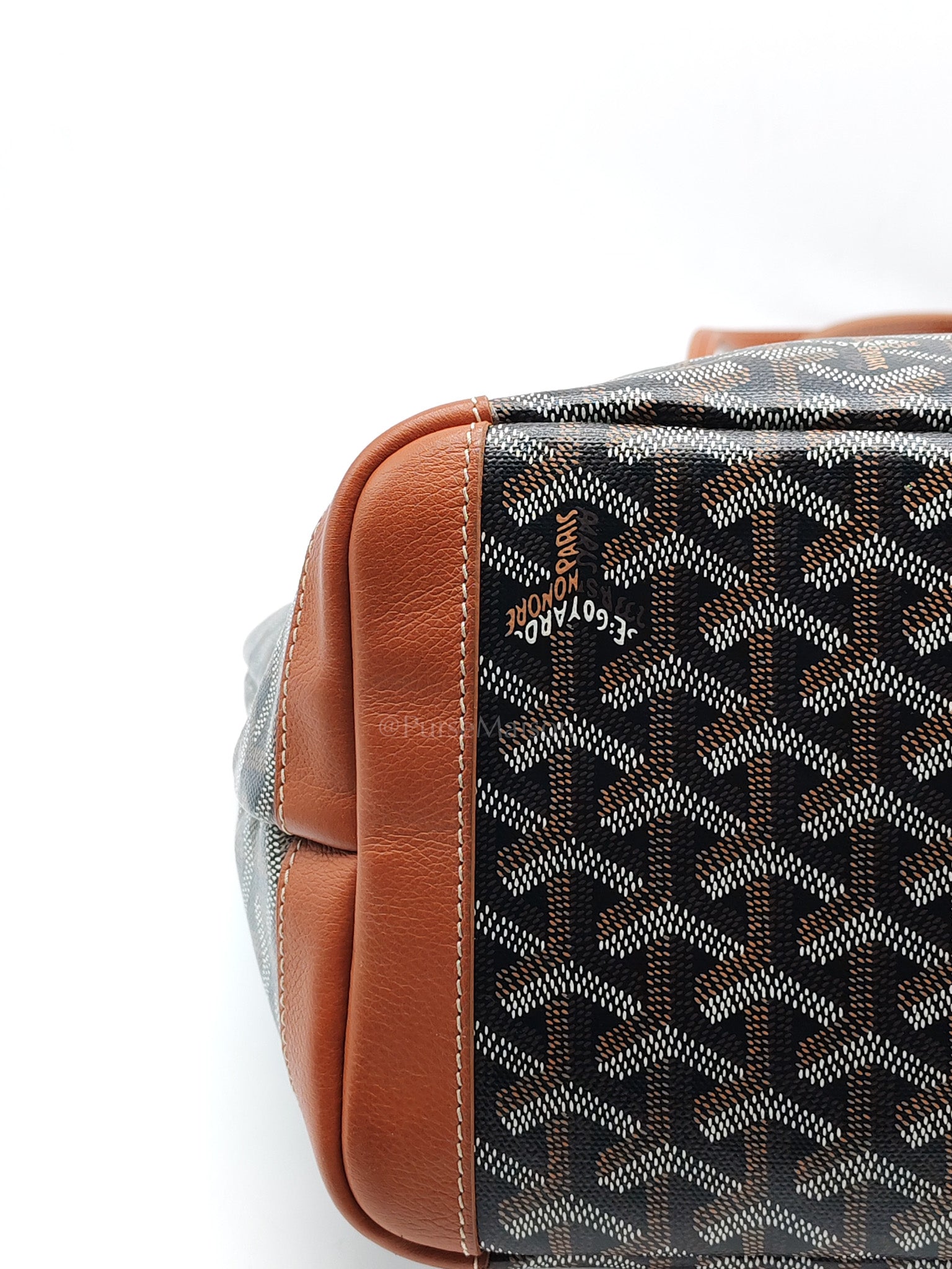 Artois GM Tote in Tan/Black Goyardine Canvas | Purse Maison Luxury Bags Shop