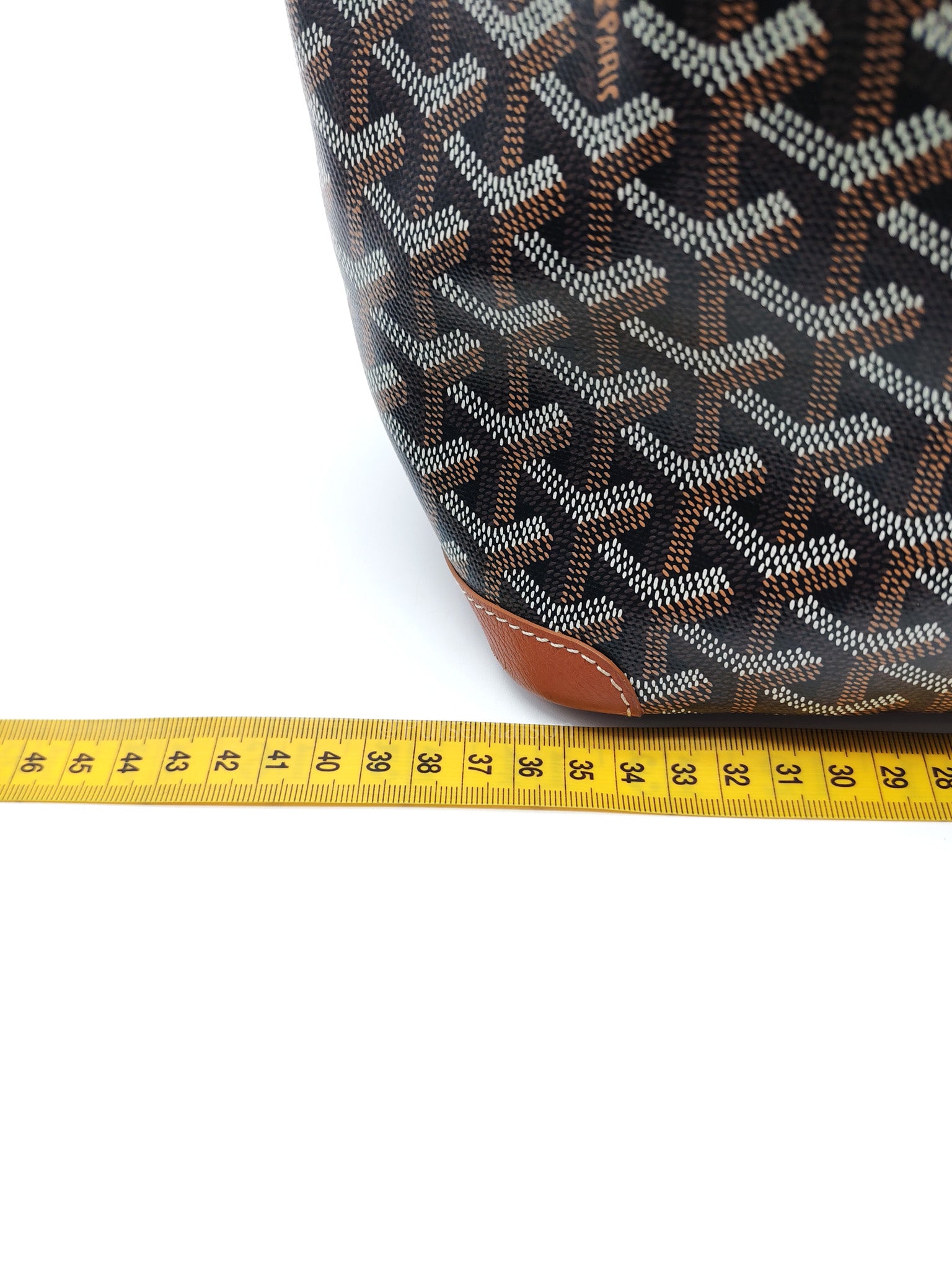 Artois GM Tote in Tan/Black Goyardine Canvas | Purse Maison Luxury Bags Shop