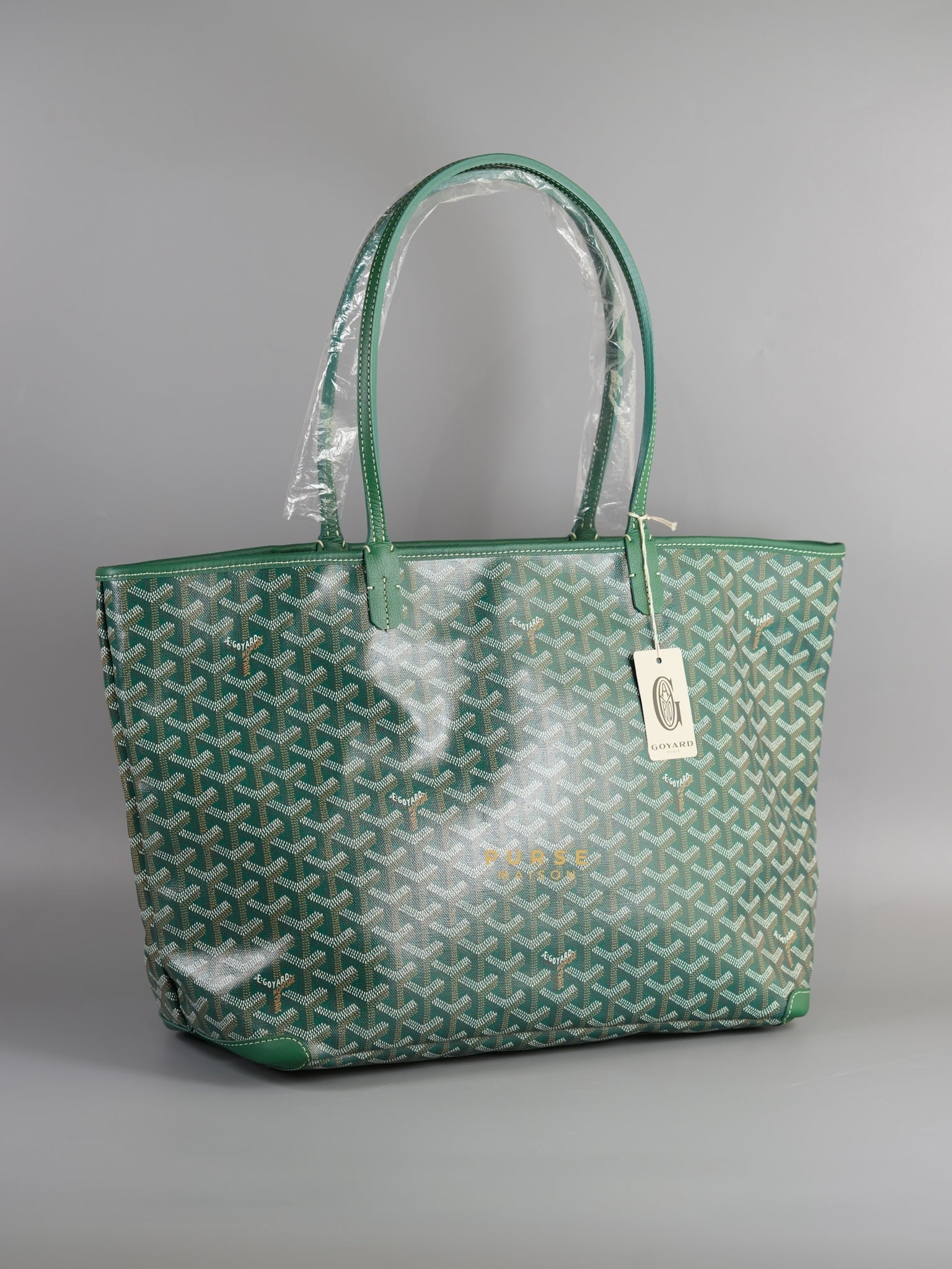 Artois MM In Vert Goyardine Canvas | Purse Maison Luxury Bags Shop