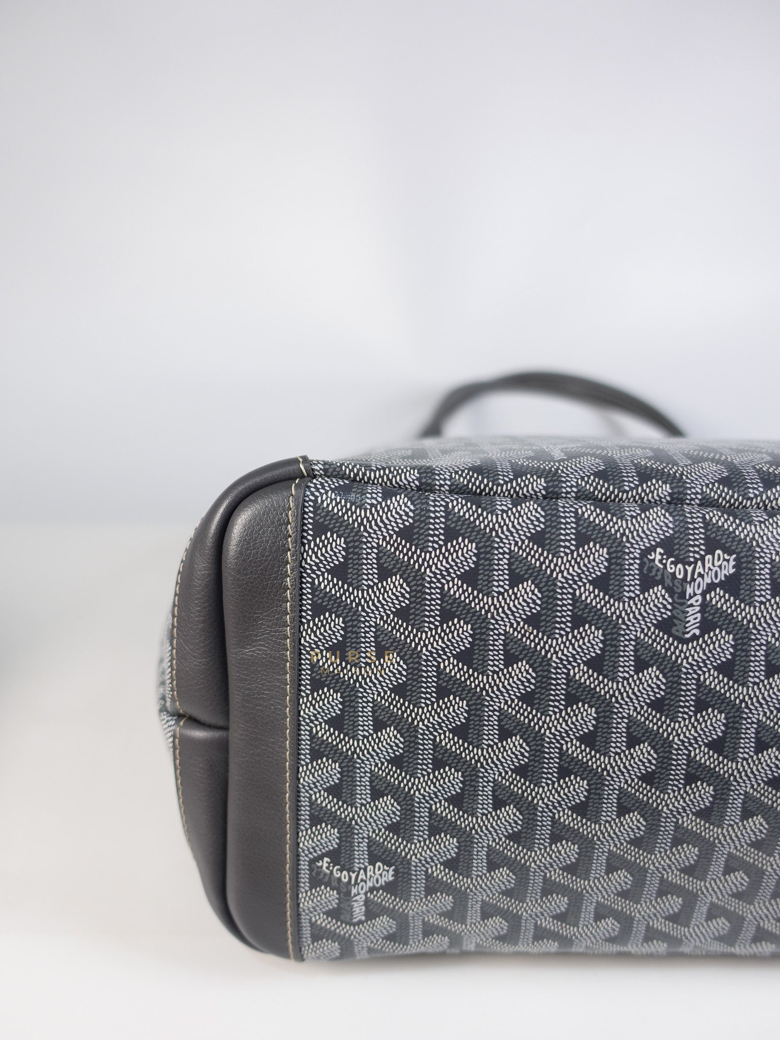 Artois MM Tote Bag in Gray Goyardine Canvas | Purse Maison Luxury Bags Shop
