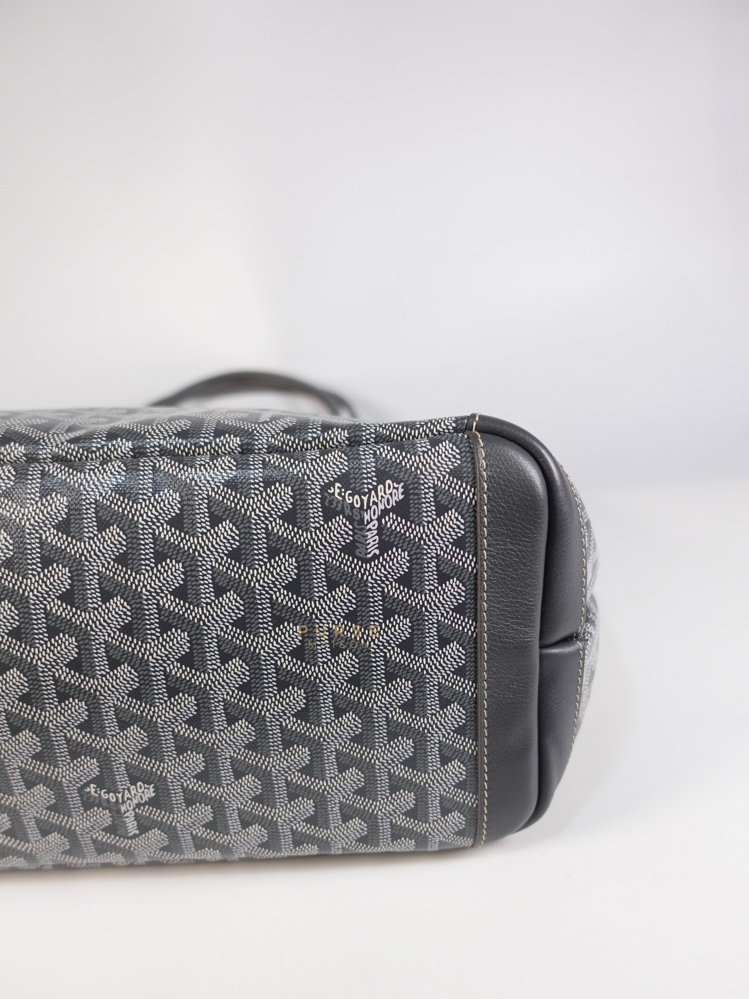 Artois MM Tote Bag in Gray Goyardine Canvas | Purse Maison Luxury Bags Shop