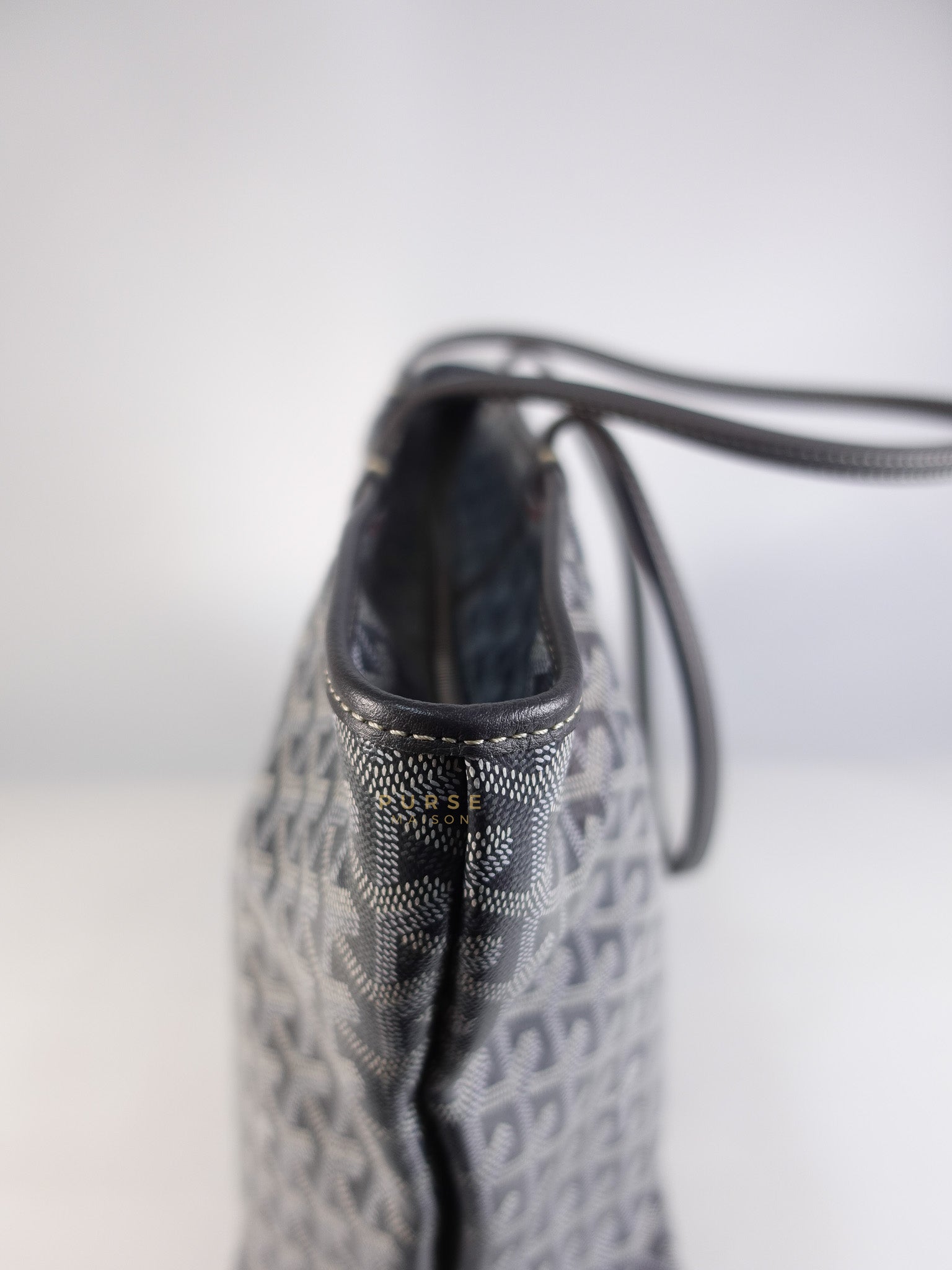 Artois MM Tote Bag in Gray Goyardine Canvas | Purse Maison Luxury Bags Shop
