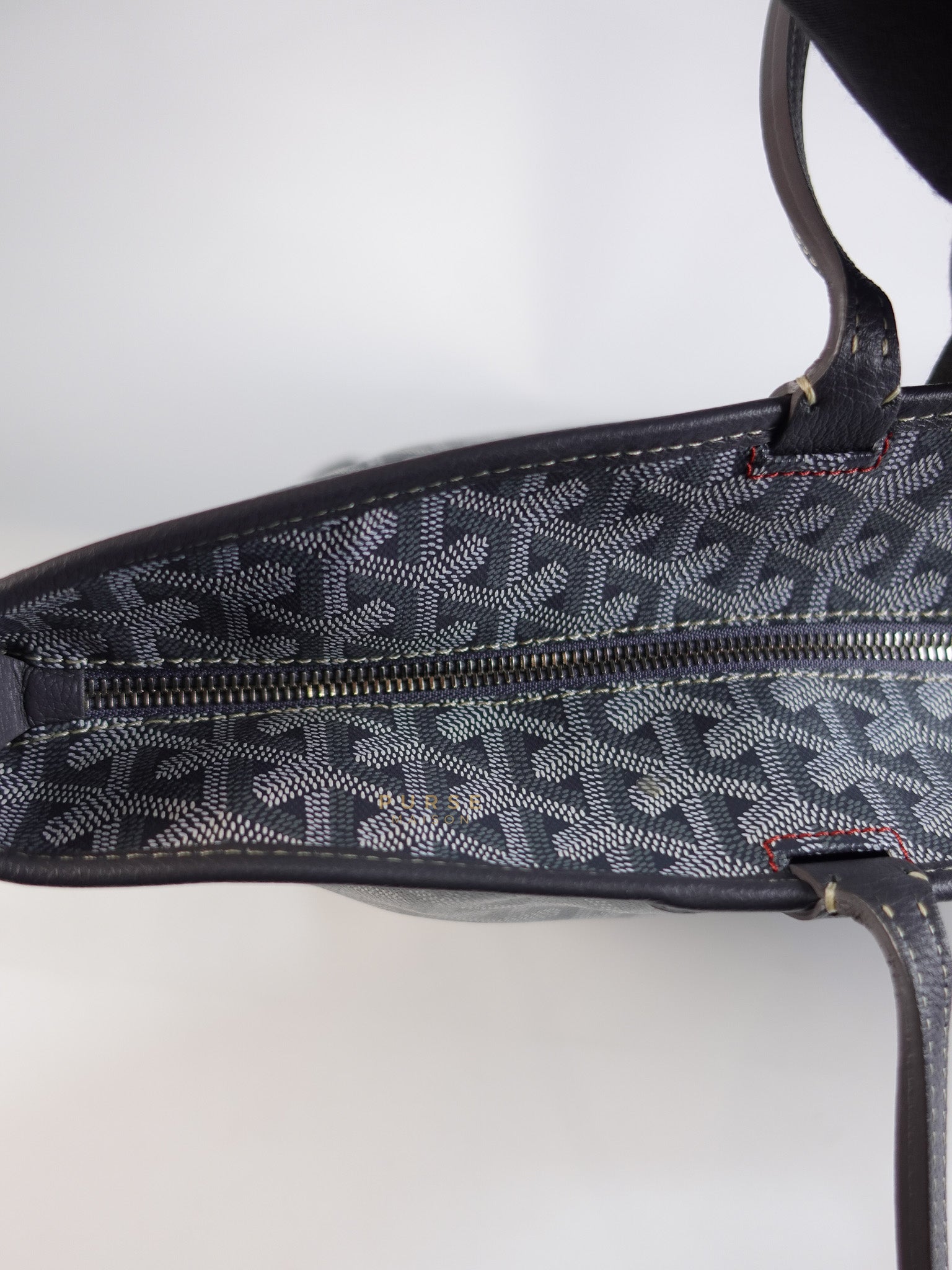 Artois MM Tote Bag in Gray Goyardine Canvas | Purse Maison Luxury Bags Shop