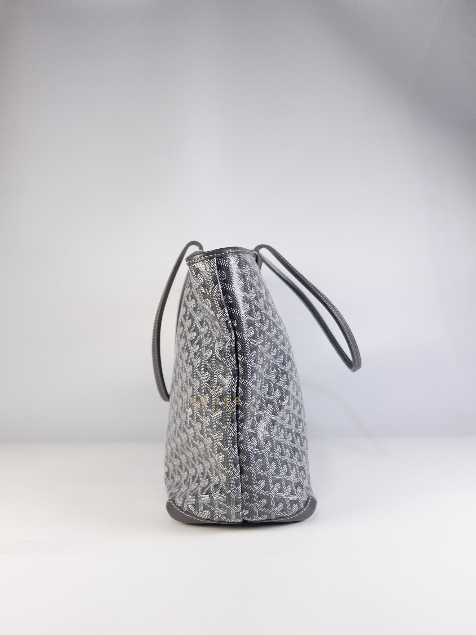 Artois MM Tote Bag in Gray Goyardine Canvas | Purse Maison Luxury Bags Shop
