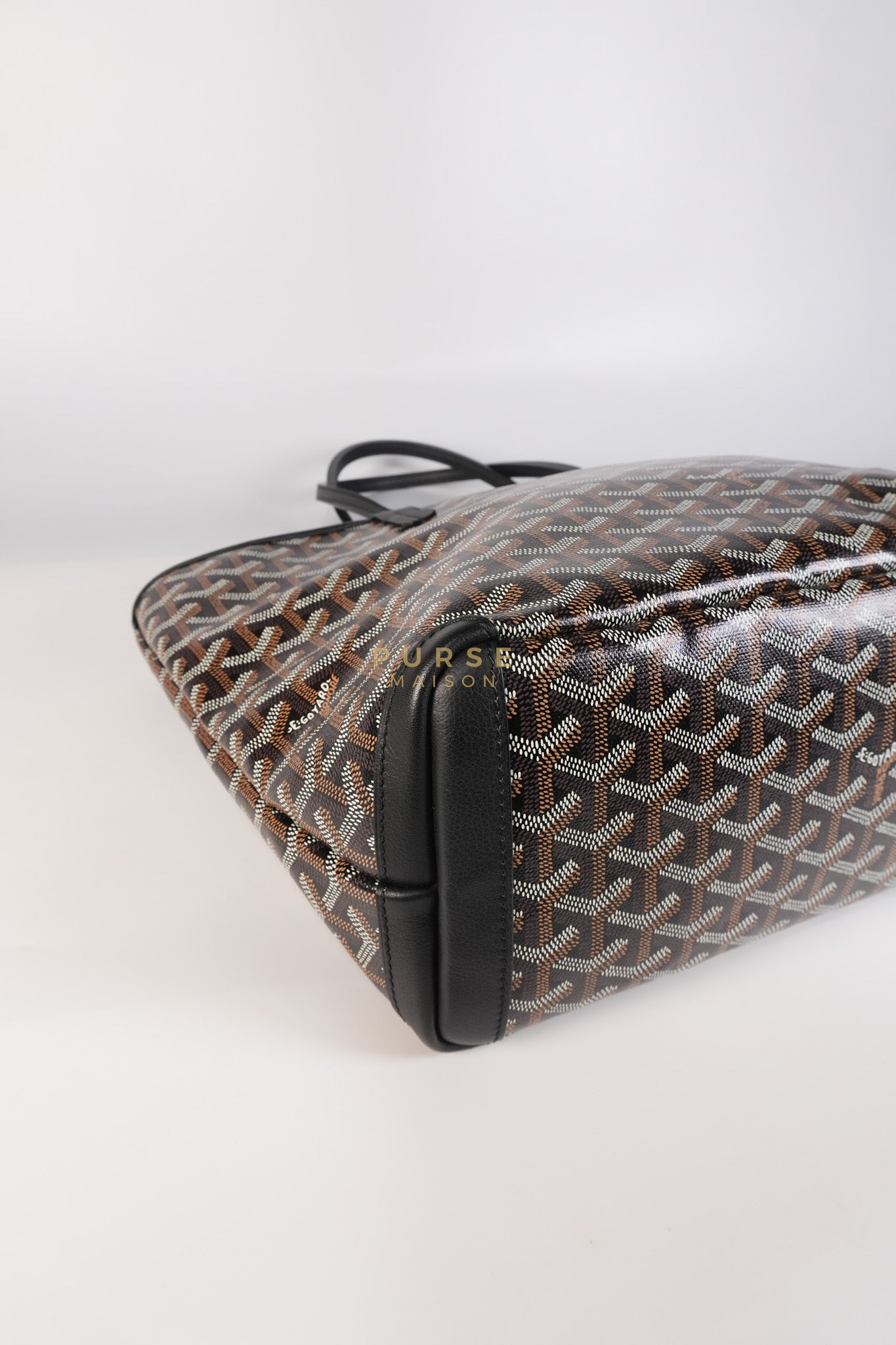 Artois PM Black in Goyardine Canvas | Purse Maison Luxury Bags Shop