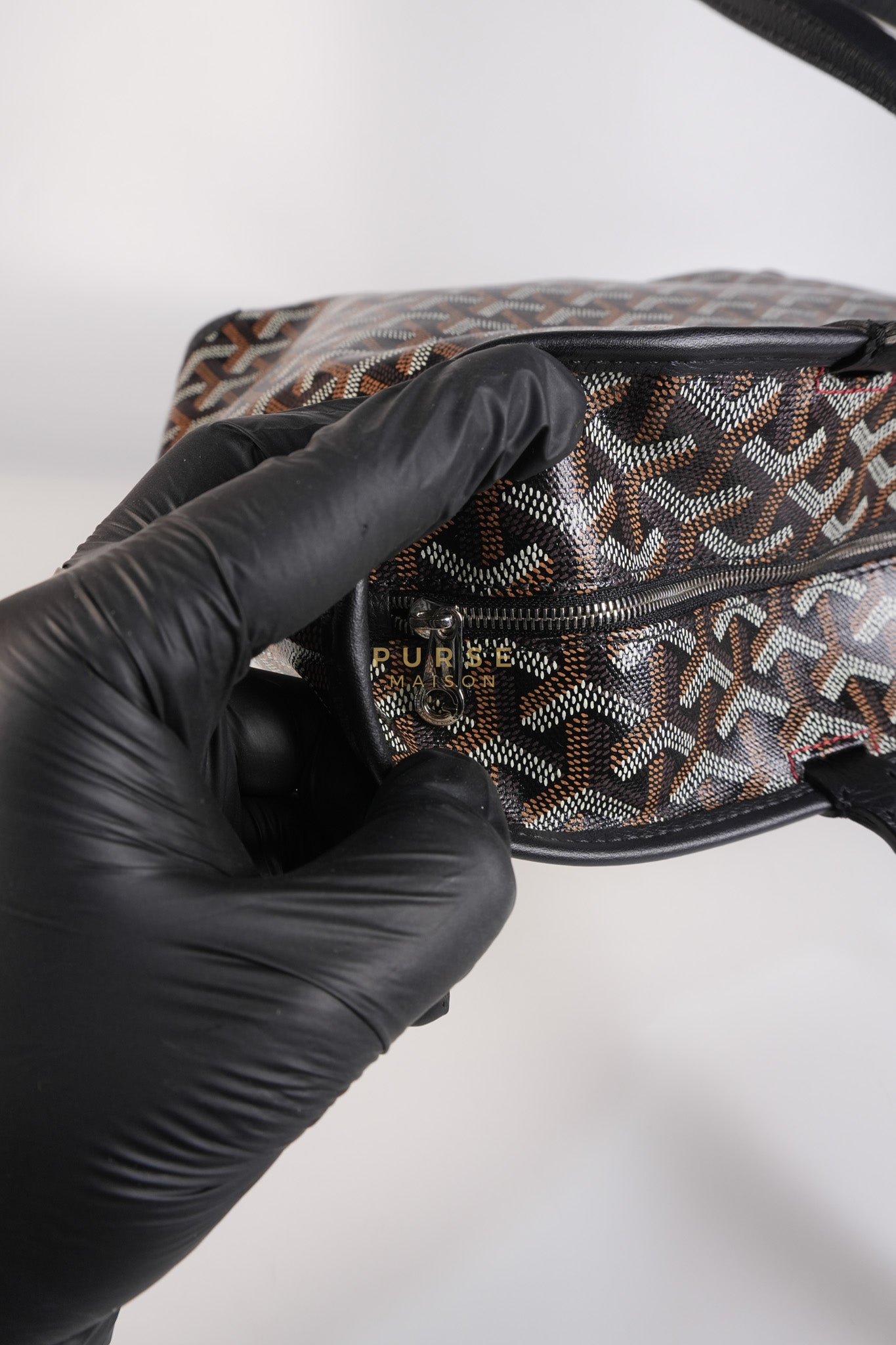 Artois PM Black in Goyardine Canvas | Purse Maison Luxury Bags Shop