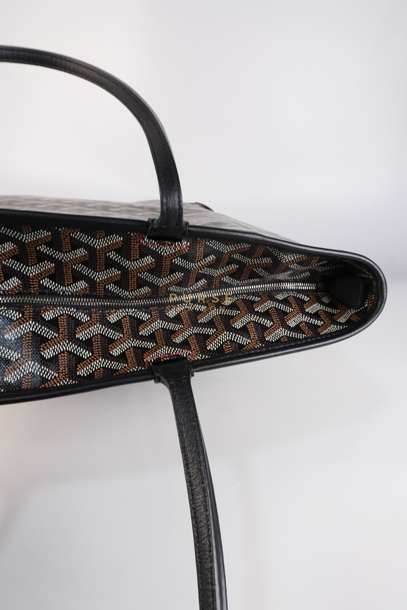 Artois PM Black in Goyardine Canvas | Purse Maison Luxury Bags Shop