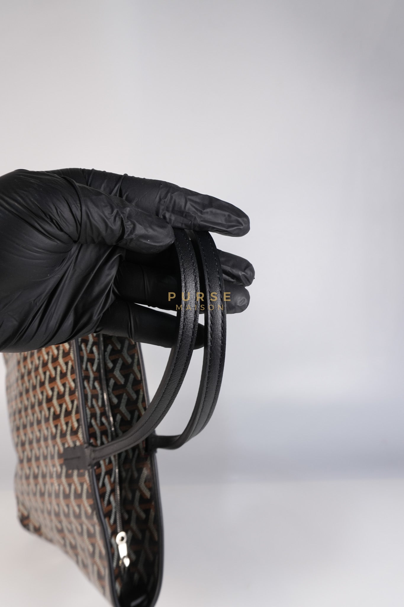 Artois PM Black in Goyardine Canvas | Purse Maison Luxury Bags Shop